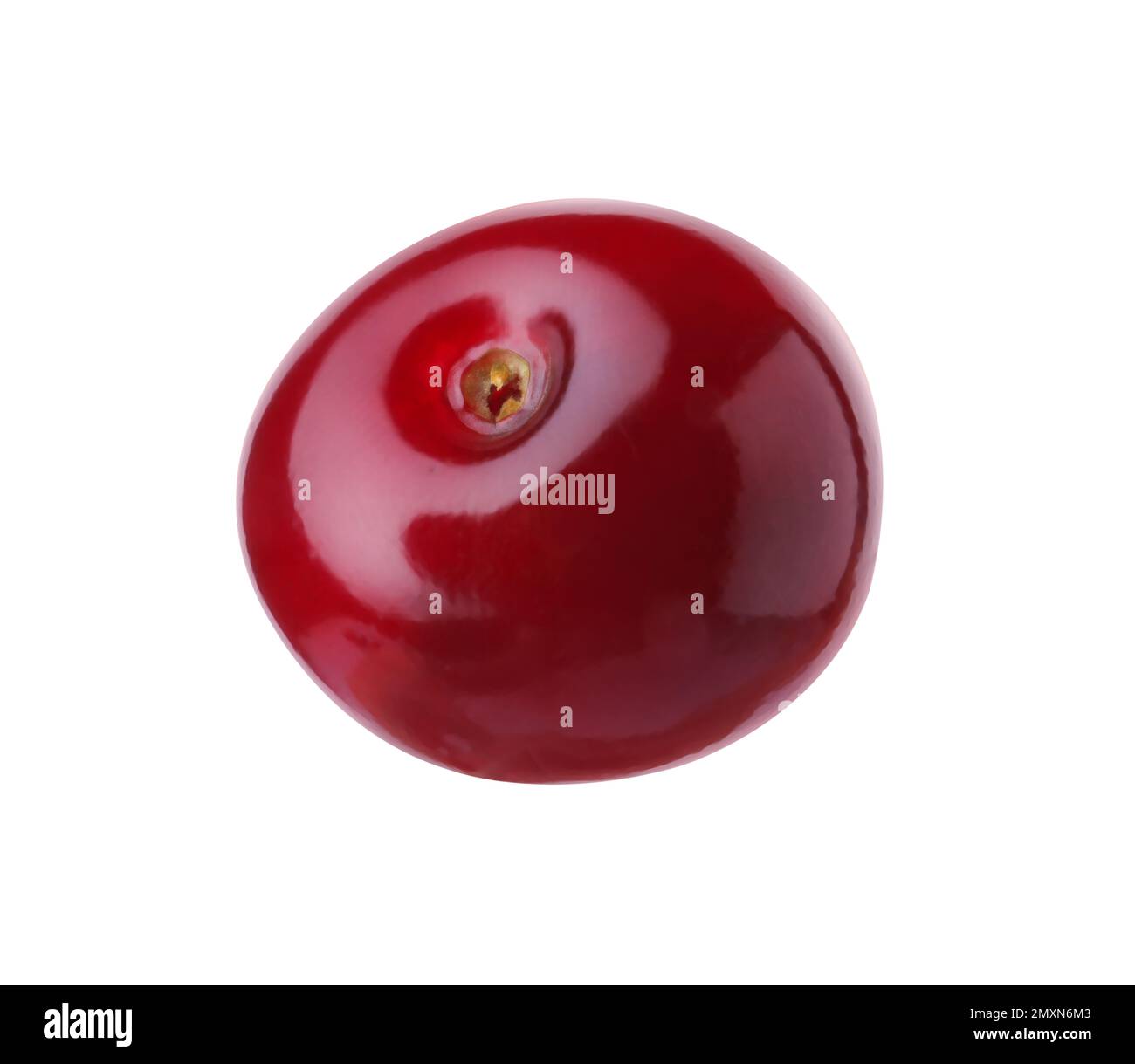 Delicious ripe sweet cherry isolated on white Stock Photo - Alamy