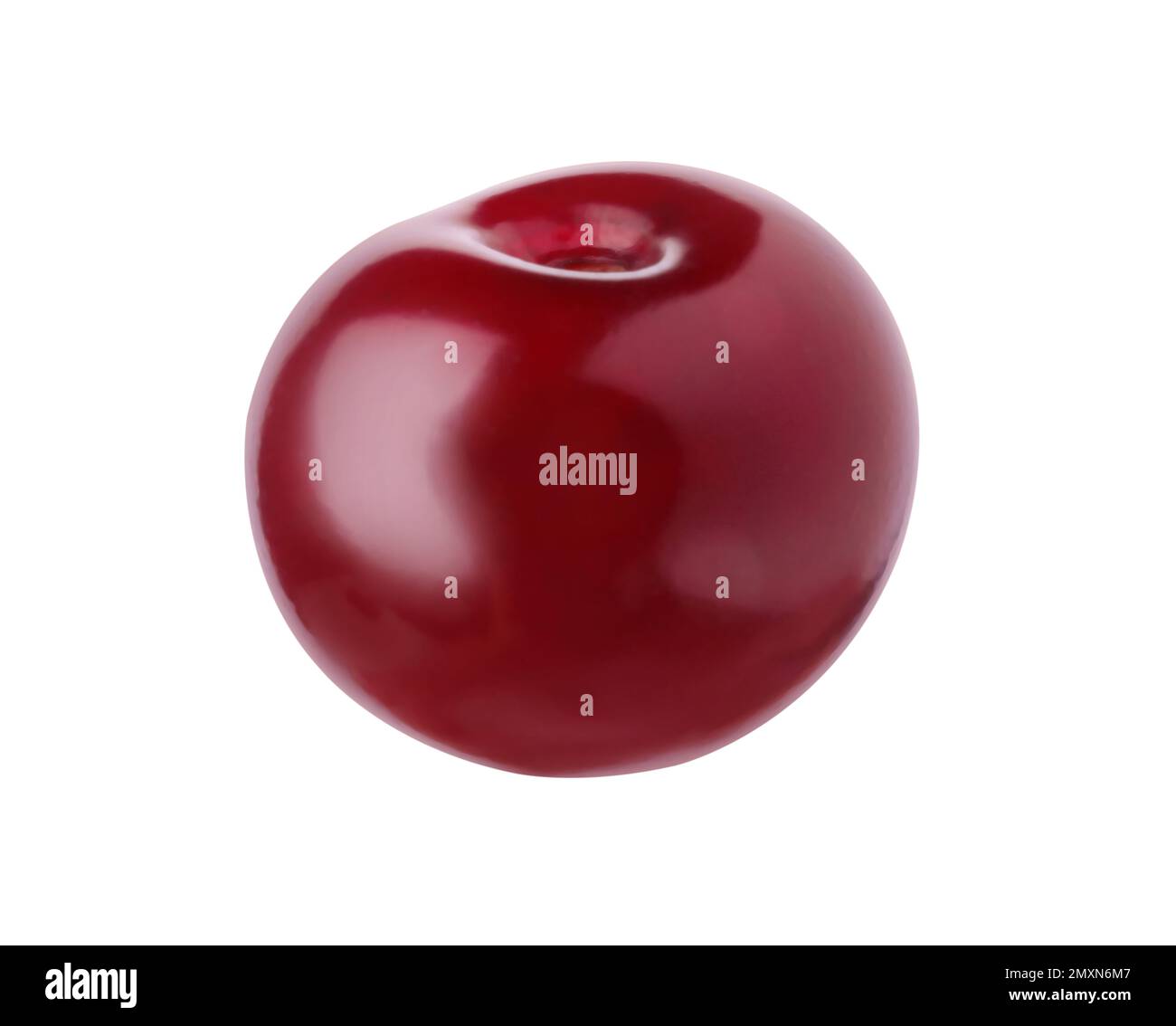 Delicious ripe sweet cherry isolated on white Stock Photo - Alamy