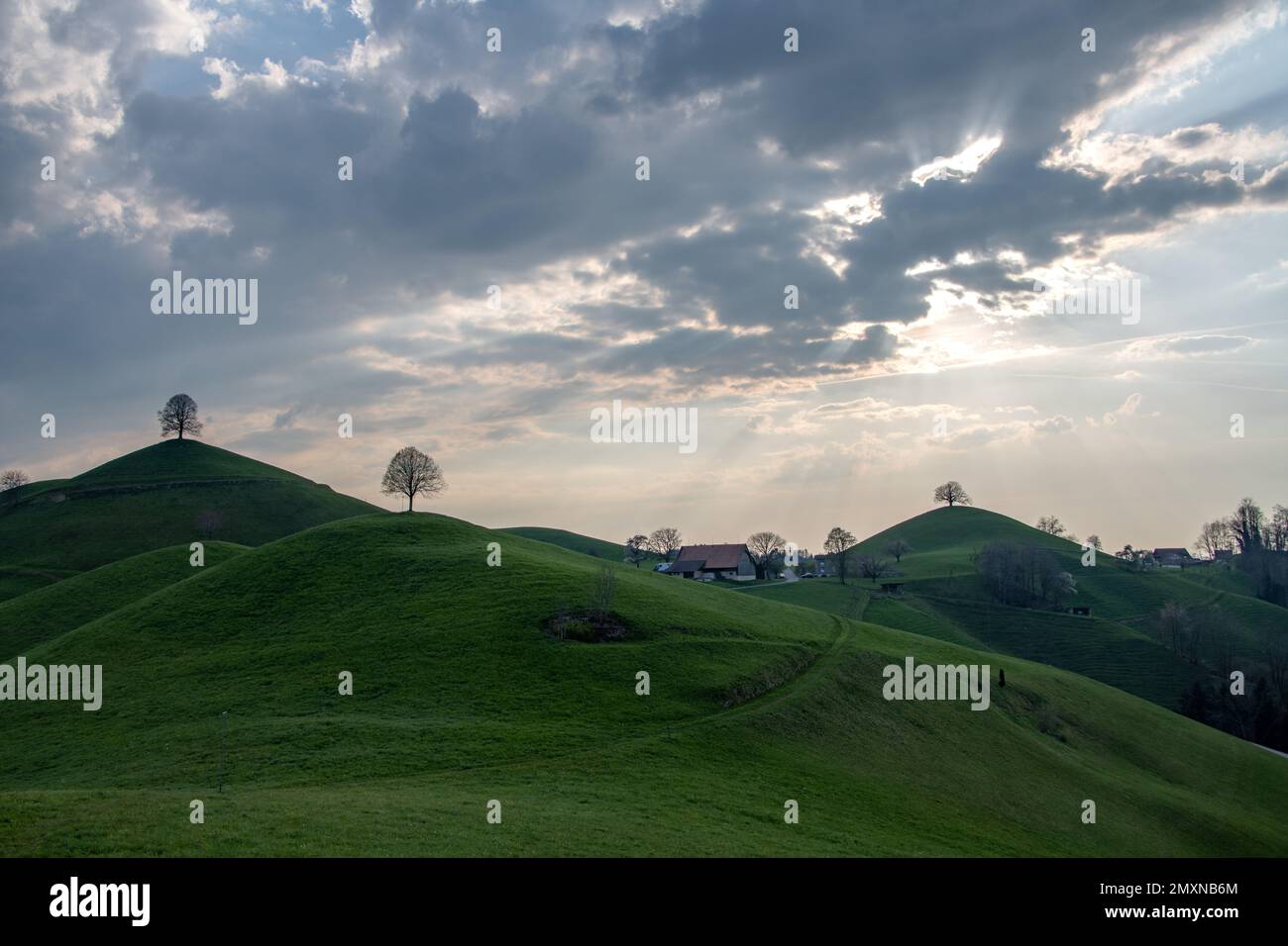Snow and hills during sunrise hi-res stock photography and images - Alamy