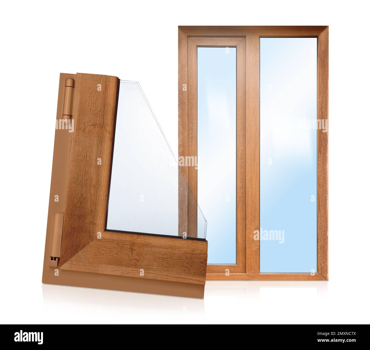 Window and sample of profile on white background Stock Photo - Alamy