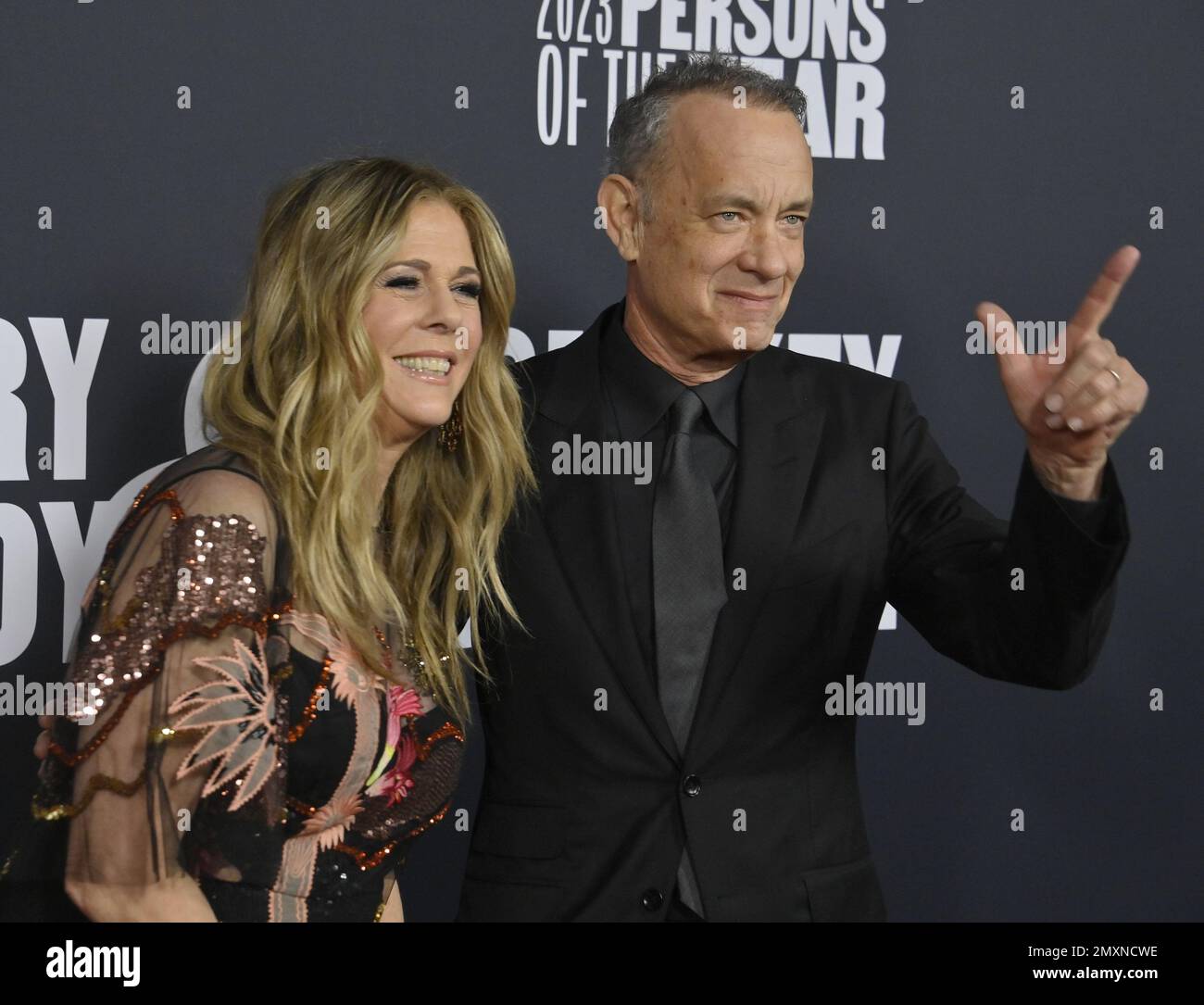 Los Angeles, USA. 03rd Feb, 2023. Rita Wilson and Tom Hanks attend the MusiCares Persons of the Year gala at the Los Angeles Convention Center on Los Angeles on Friday, February 3, 2023. Photo by Jim Ruymen/UPI Credit: UPI/Alamy Live News Stock Photo