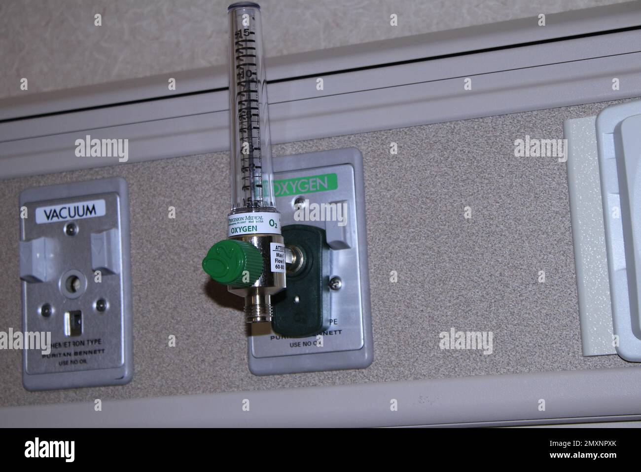 An Oxygen outlet at a Hospital in a room Stock Photo Alamy