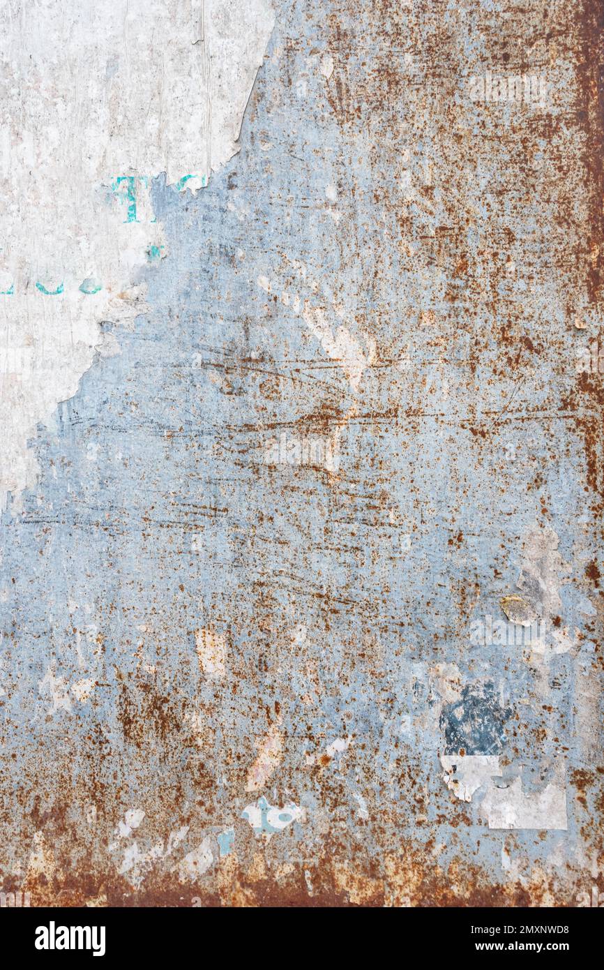 Grunge ripped poster background - texture of torn advertisement on an ...
