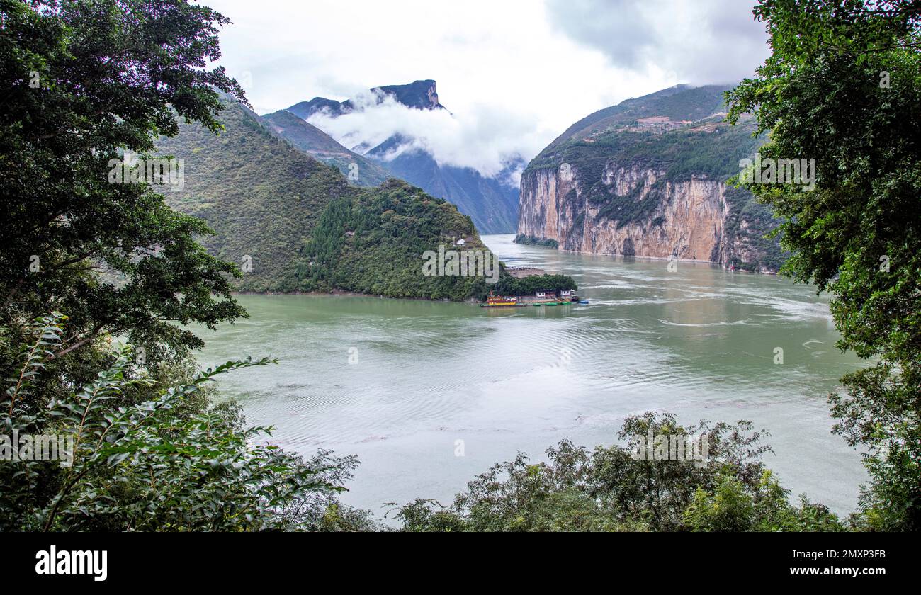 The Yangtze river strait zhai pond Stock Photo