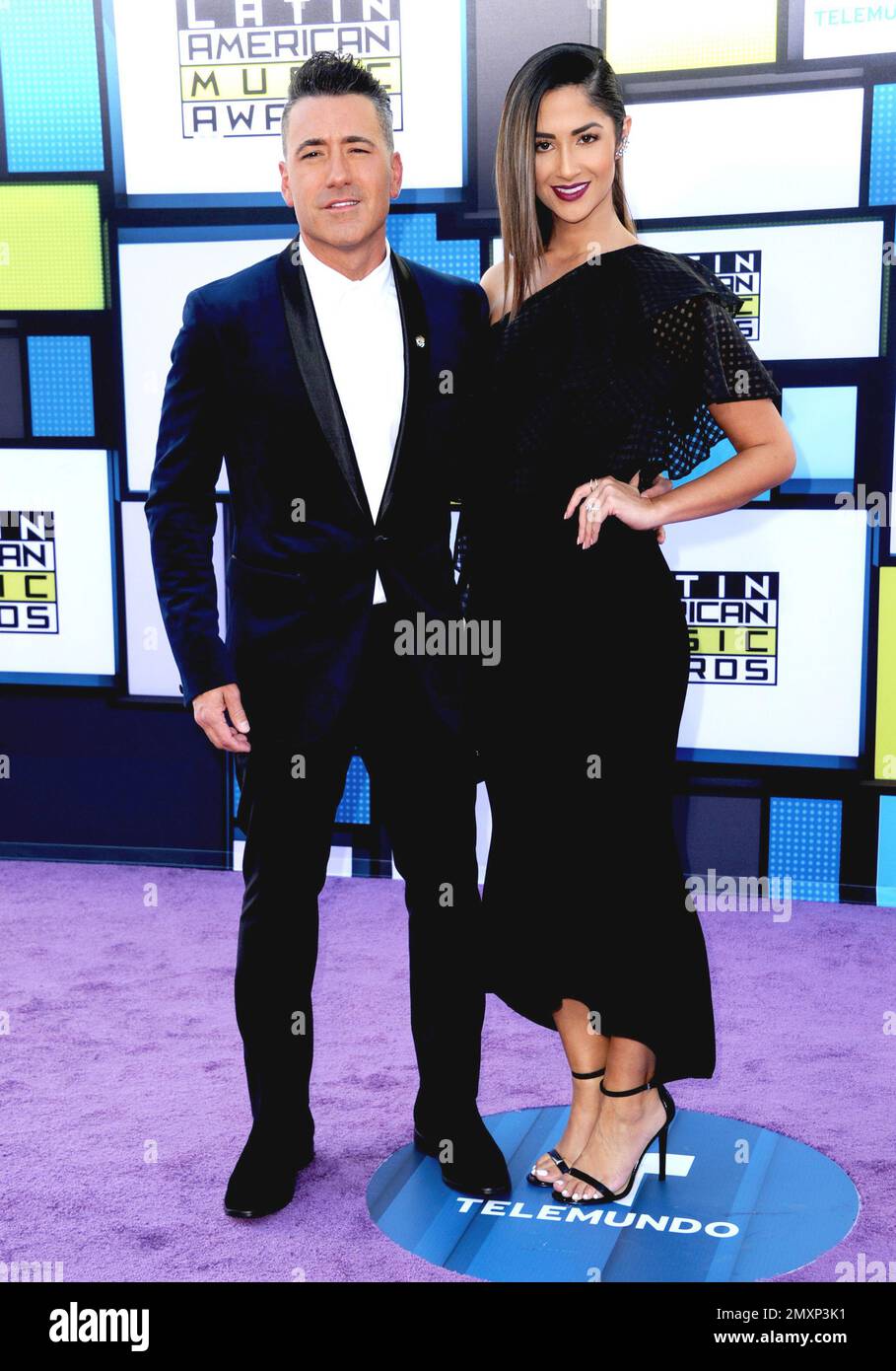 Jorge Bernal, left, and Karla Birbragher arrive at the Latin American