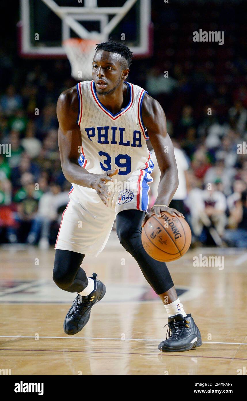 Philadelphia 76ers' Jerami Grant during the second half of an NBA 