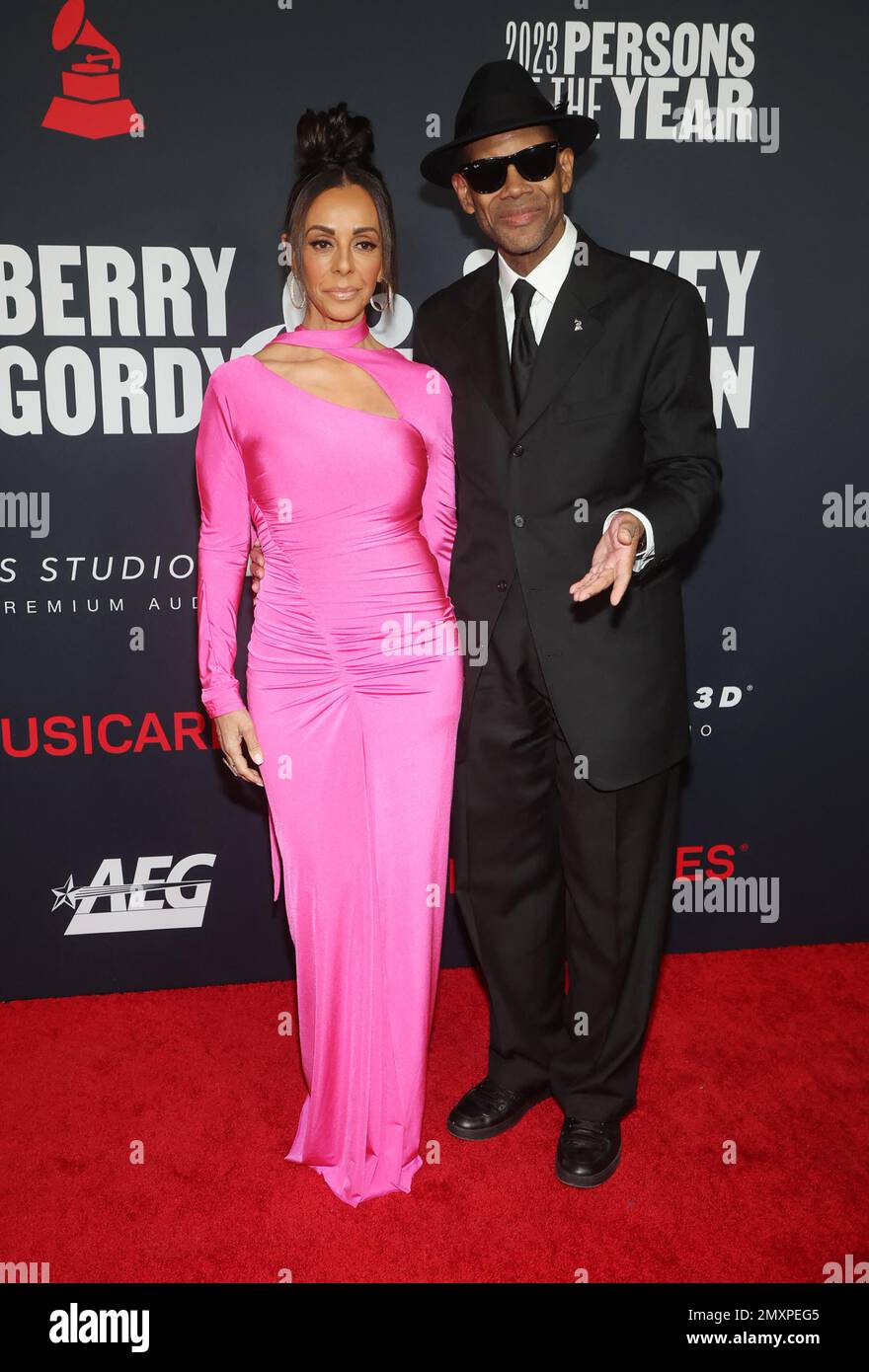 Los Angeles, USA. 03rd Feb, 2023. Lisa Padilla, Jimmy Jam, at 2023