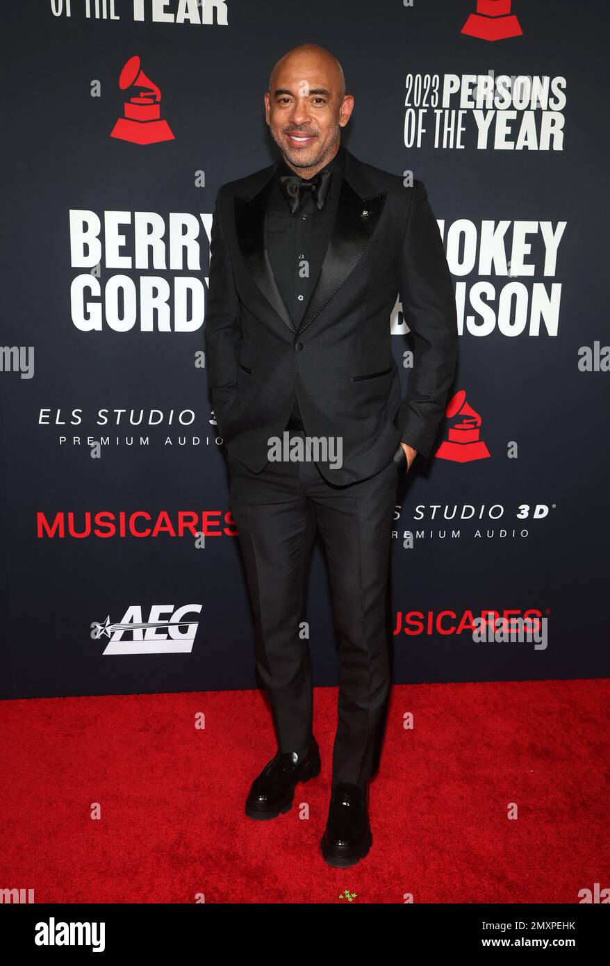 Los Angeles, USA. 03rd Feb, 2023. Harvey Mason jr., at 2023 MusiCares Persons Of The Year Honoring Berry Gordy And Smokey Robinson at Los Angeles Convention Center in Los Angeles, CA, USA on February 3, 2022. Photo by Fati Sadou/ABACAPRESS.COM Credit: Abaca Press/Alamy Live News Stock Photo