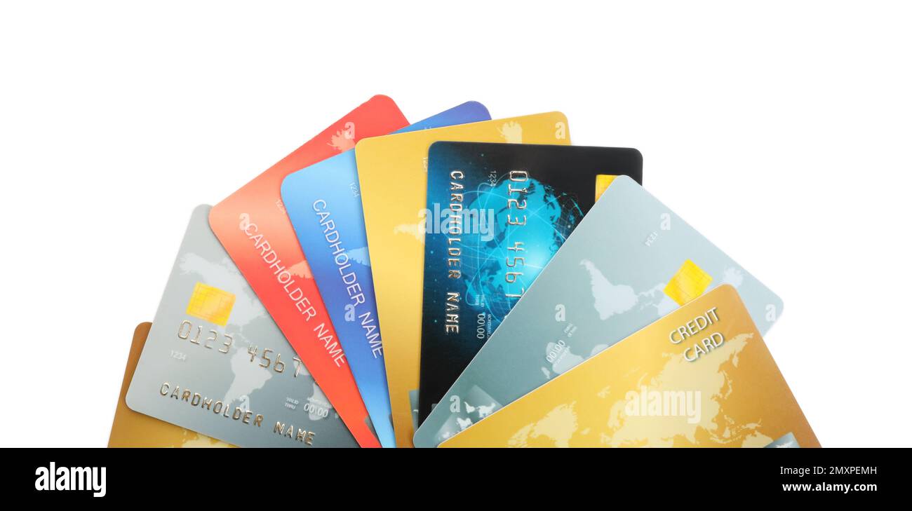 Credit cards fan hi-res stock photography and images - Alamy
