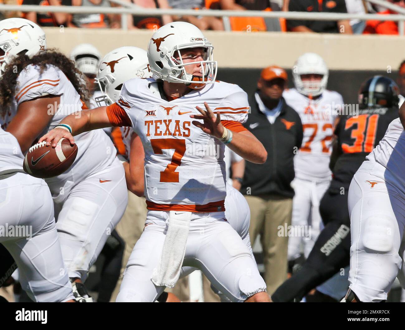 Nearly a Sooner, Texas quarterback Shane Buechele and his family are at  forefront of Red River Showdown