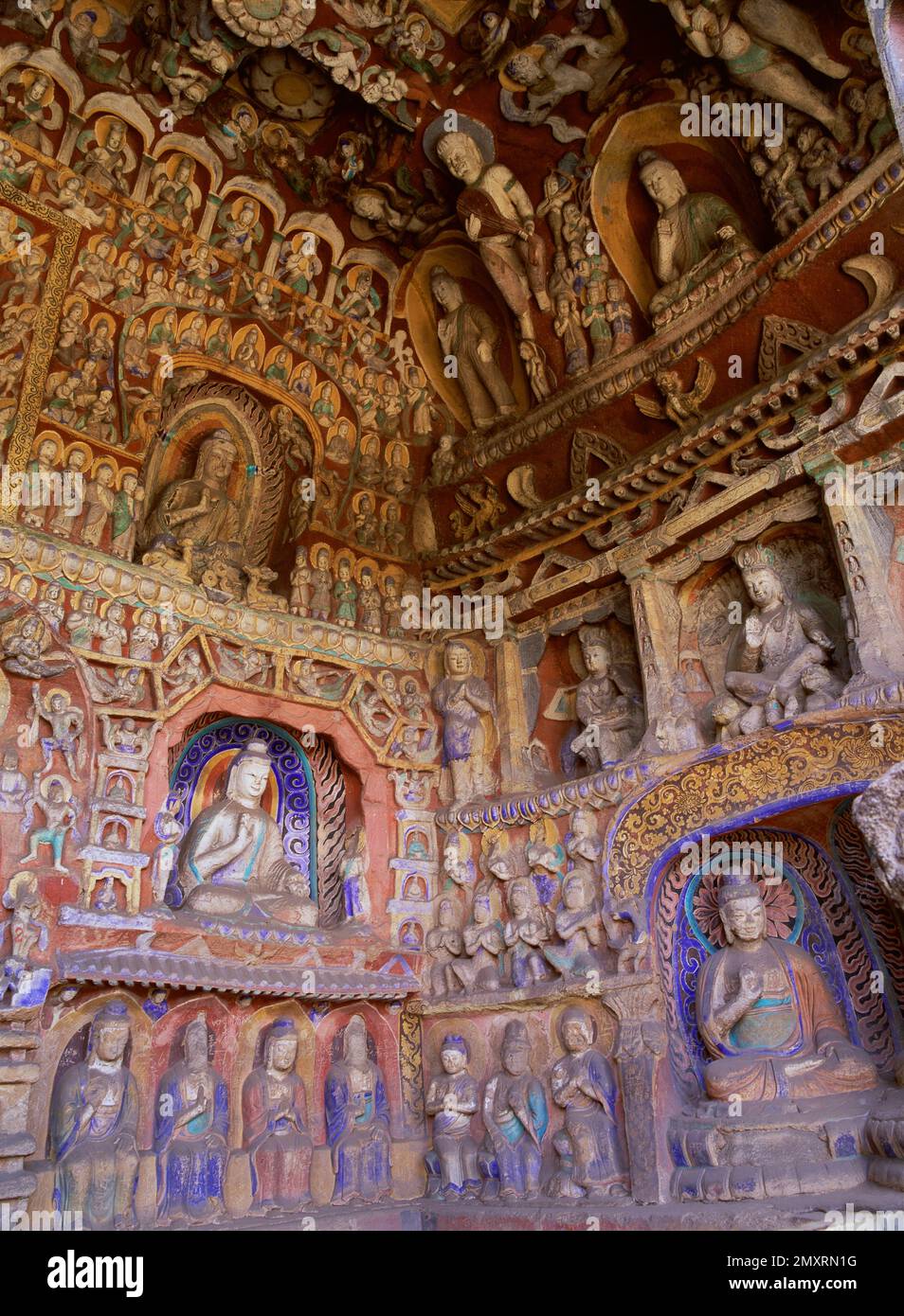 Shanxi datong yungang grottoes Stock Photo - Alamy