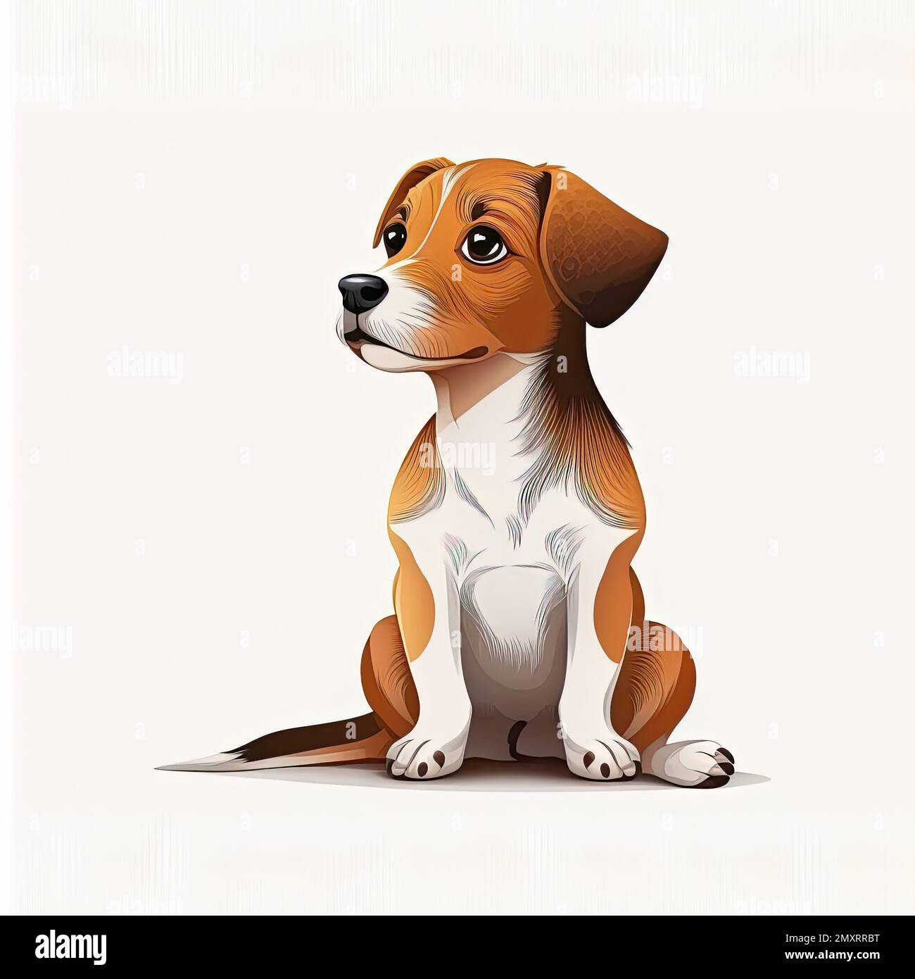 Cute animal cartoon characters. Anthropomorphic dog on a color background. Generative AI Stock Photo - Alamy Cute animal cartoon characters. Anthropomorphic dog on a color background. Generative AI Stock Photo - Alamy