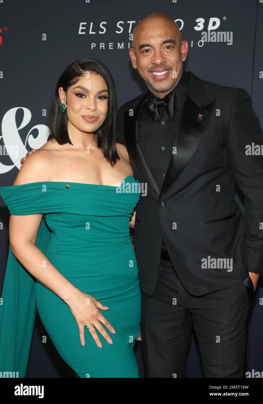 3 February 2023 -Los Angeles, California - Jordin Sparks, Harvey Mason jr. 2023 MusiCares Persons Of The Year Honoring Berry Gordy And Smokey Robinson held at Los Angeles Convention Center in Los Angeles. (Credit Image: © Fs/AdMedia via ZUMA Press Wire) EDITORIAL USAGE ONLY! Not for Commercial USAGE! Stock Photo