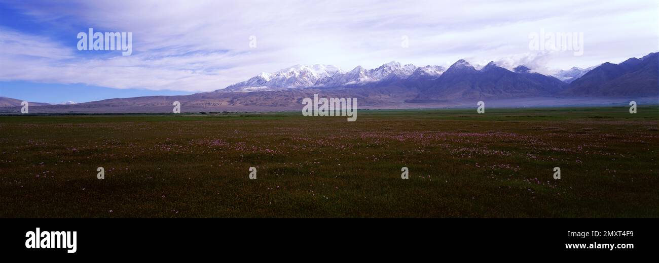 Pamirs in xinjiang Stock Photo