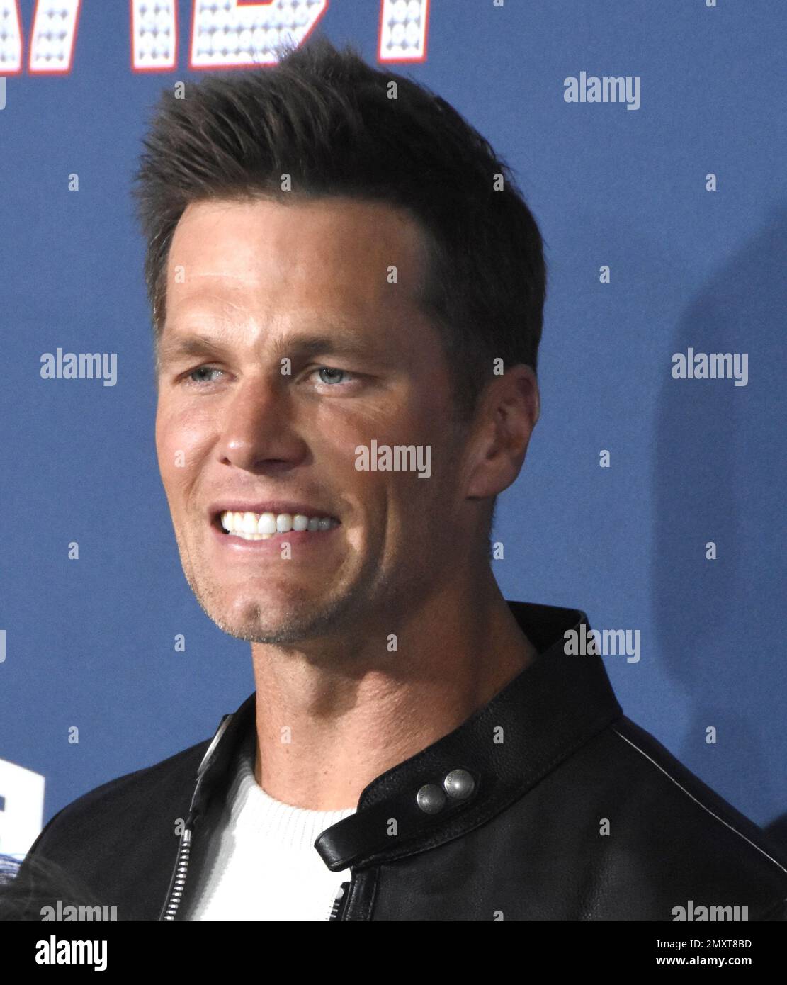 Los Angeles, California, USA 31st January 2023 Tom Brady attends the Los Angeles Premiere Screening of Paramount Pictures' '80 for Brady' at Regency Village Theatre on January 31, 2023 in Los Angeles, California, USA. Photo by Barry King/Alamy Stock Photo Stock Photo