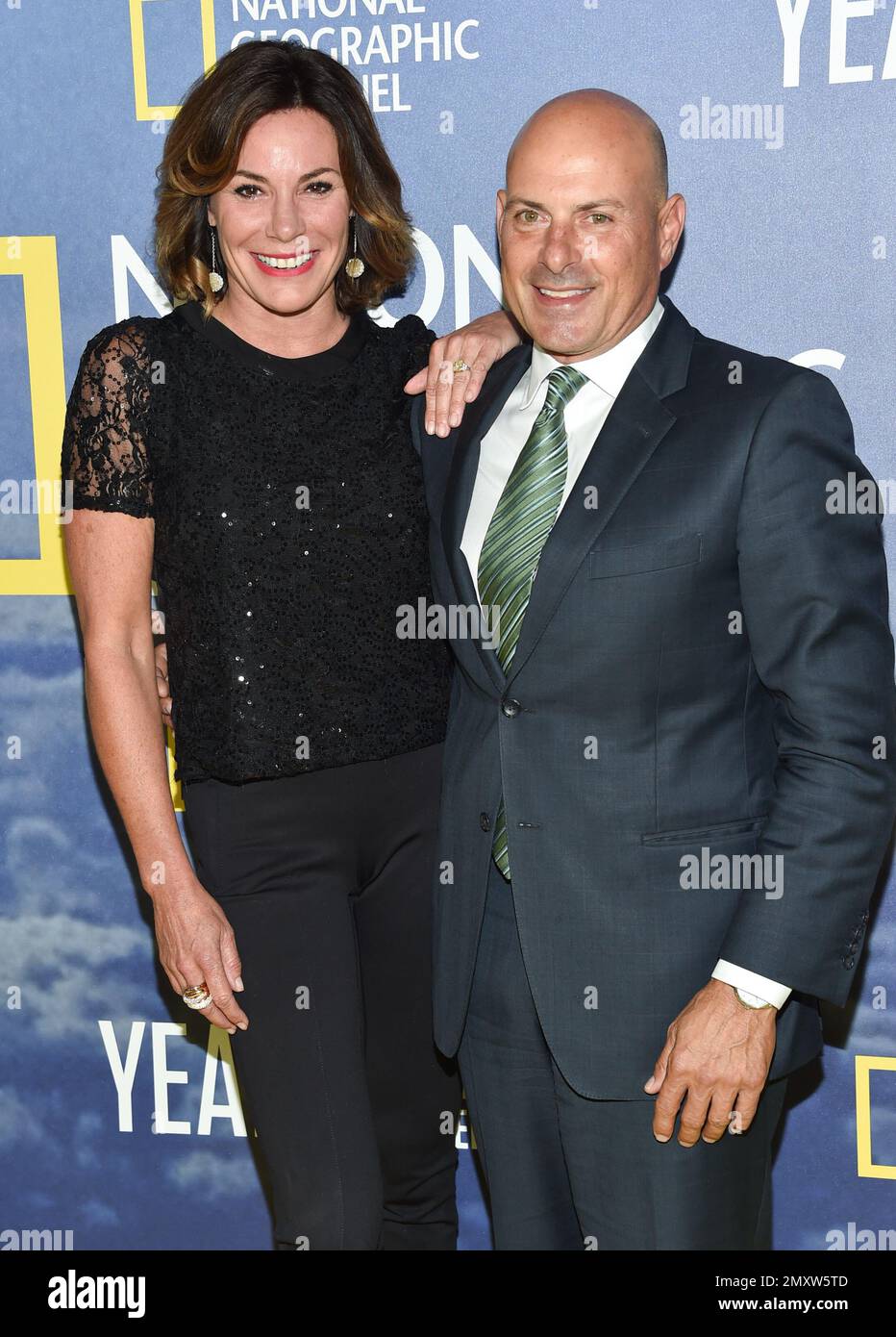 LuAnn de Lesseps and fiancé Thomas D'Agostino attend the premiere of(00)