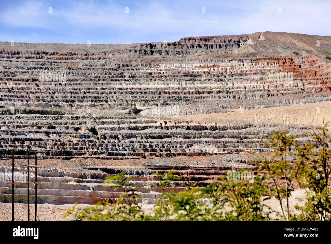arizona copper mine Stock Photo