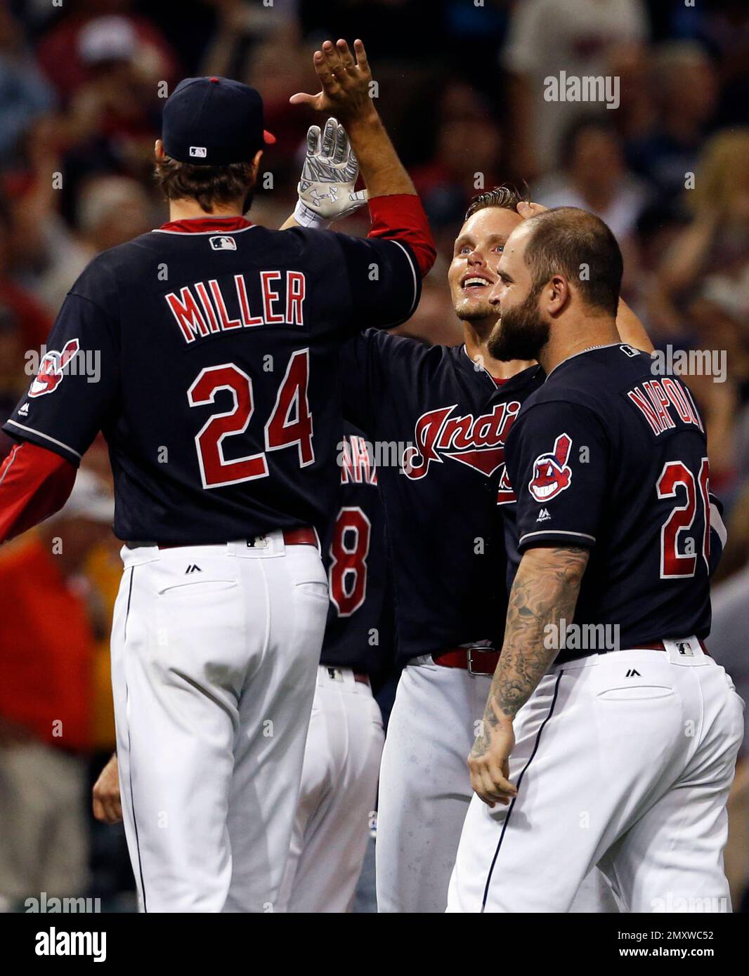インディアンズ ユニフォーム MILLER 24 Cleveland Indians'