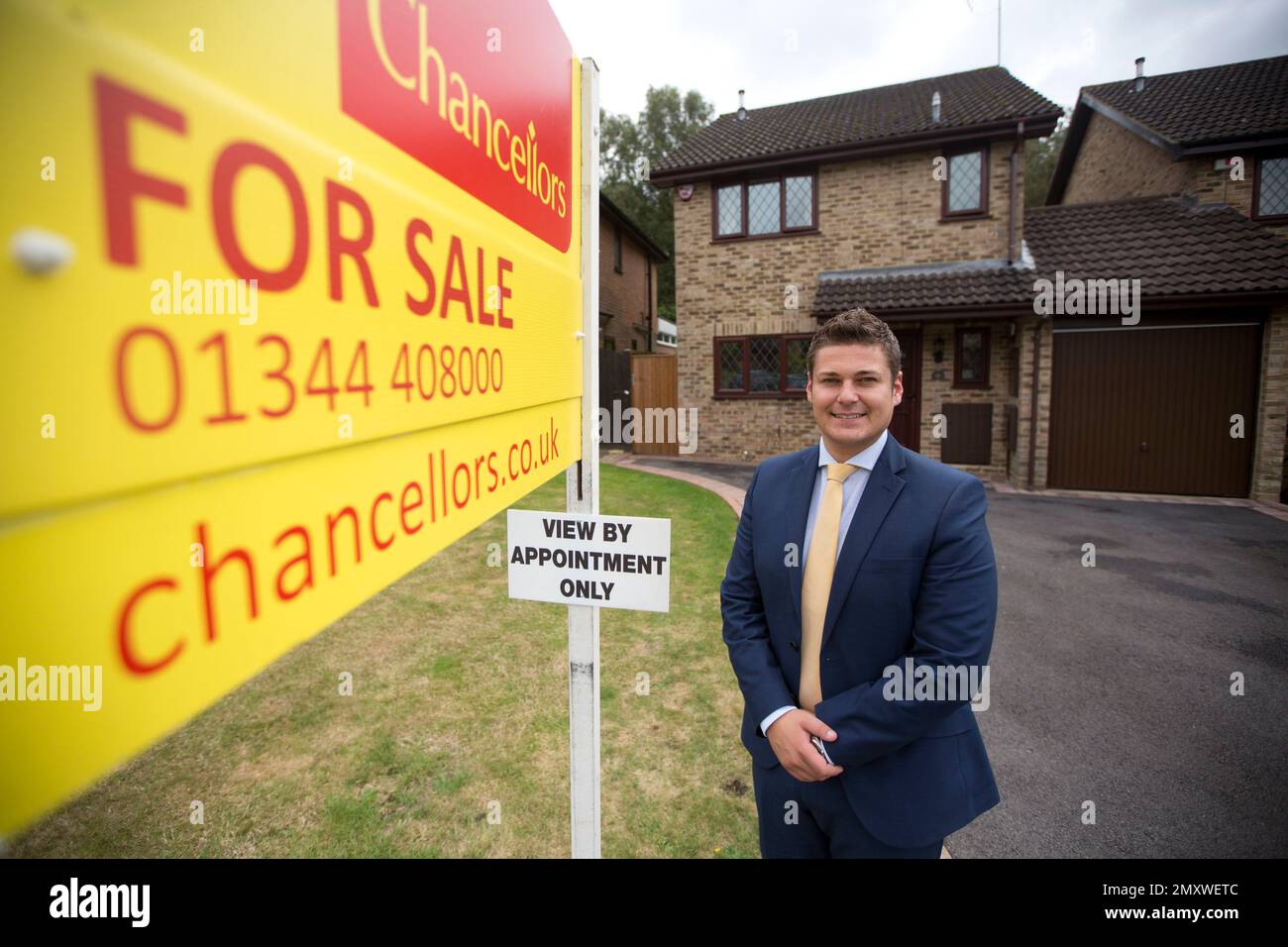 Chancellors real estate agent Sales Manager Jordan Burnham poses for