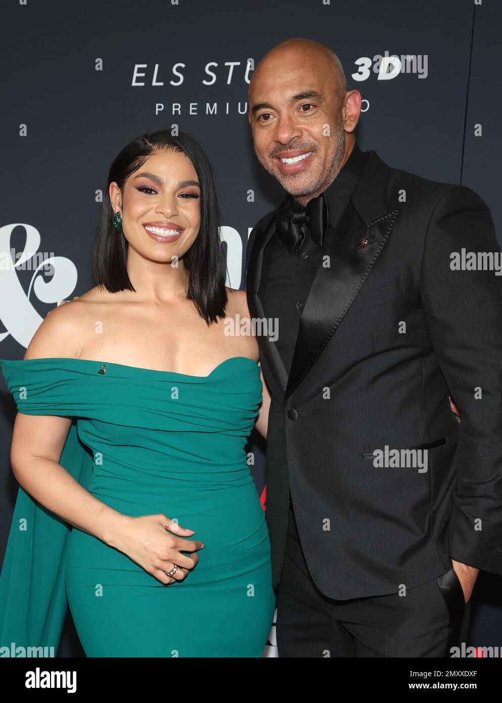 3 February 2023 -Los Angeles, California - Jordin Sparks, Harvey Mason jr. 2023 MusiCares Persons Of The Year Honoring Berry Gordy And Smokey Robinson held at Los Angeles Convention Center in Los Angeles. (Credit Image: © Fs/AdMedia via ZUMA Press Wire) EDITORIAL USAGE ONLY! Not for Commercial USAGE! Stock Photo