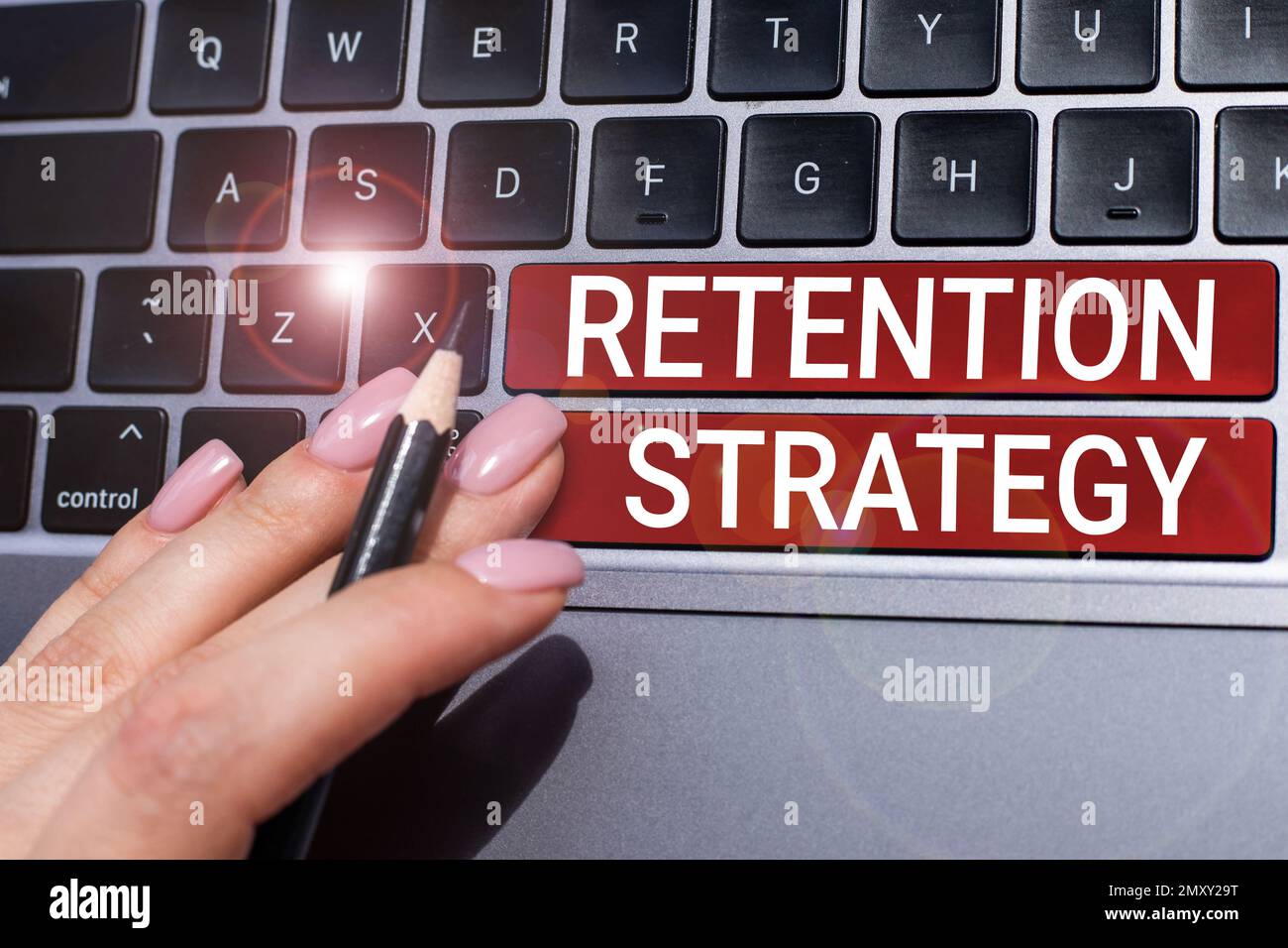 Writing displaying text Retention Strategy. Conceptual photo activities ...