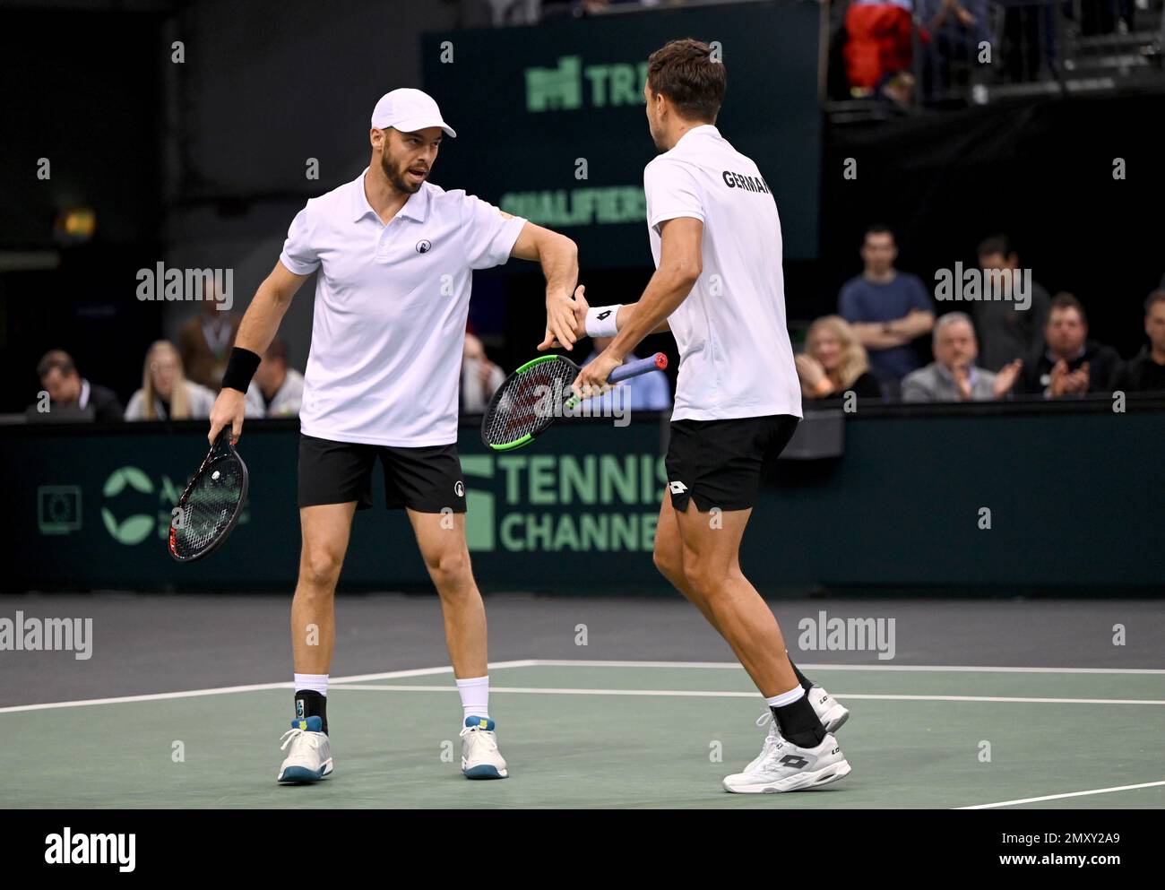 Trier, Germany. 02nd Feb, 2023. Tennis, Men Davis Cup qualifying