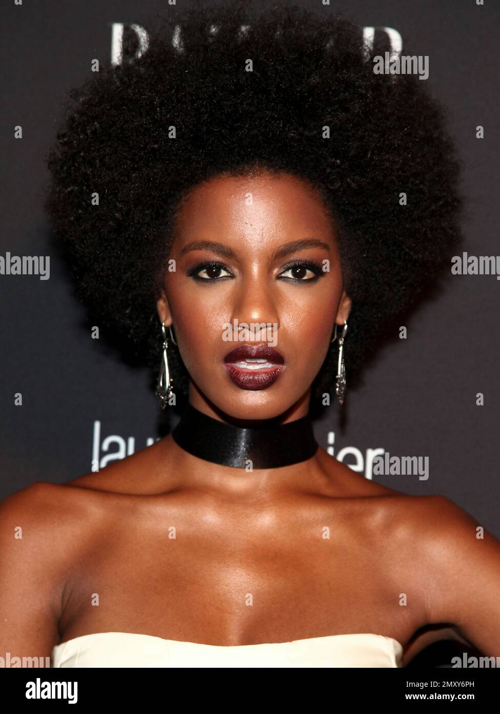 Fashion model Ebonee Davis attends Harper's Bazaar Icons celebration ...