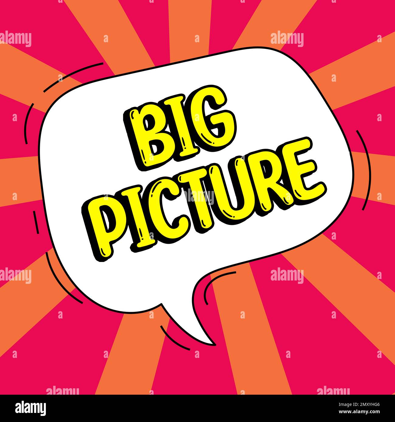 Inspiration showing sign Big Picture, Word Written on most important ...