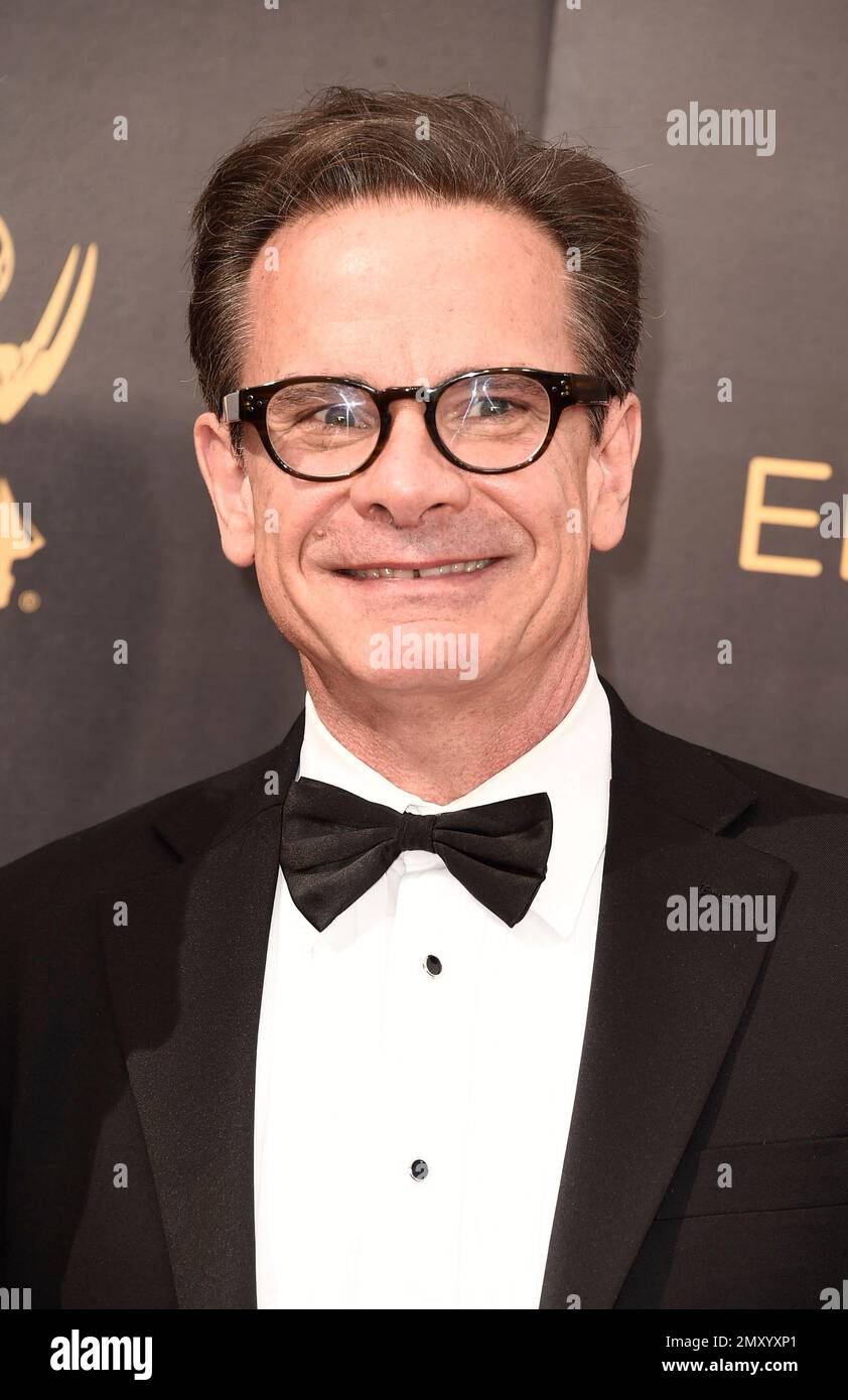 Peter Scolari arrives at night one of the Television Academy&rsquo;s 2016