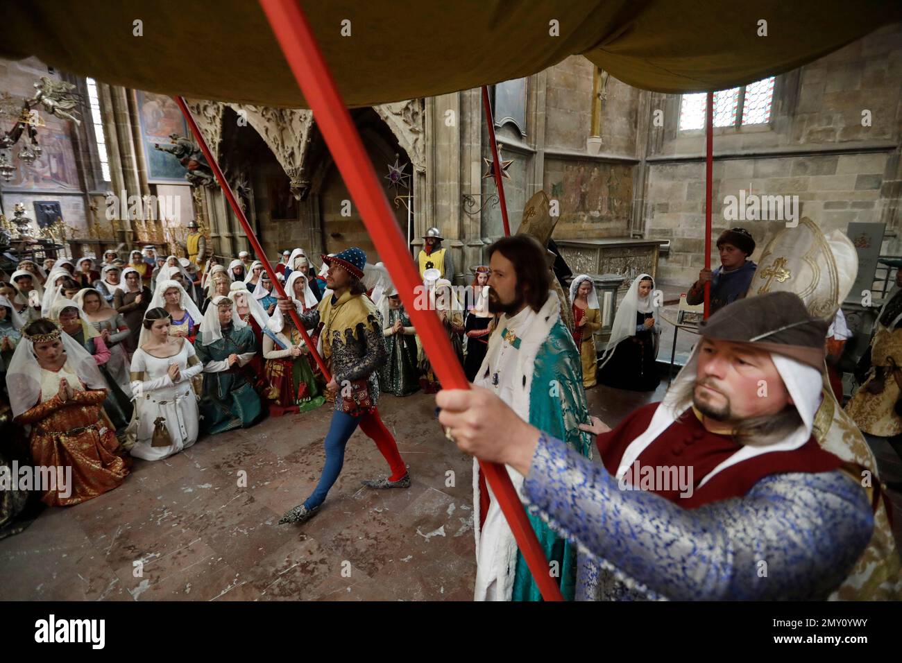 actors-take-part-in-the-re-enactment-of-the-coronation-of-the-king-of