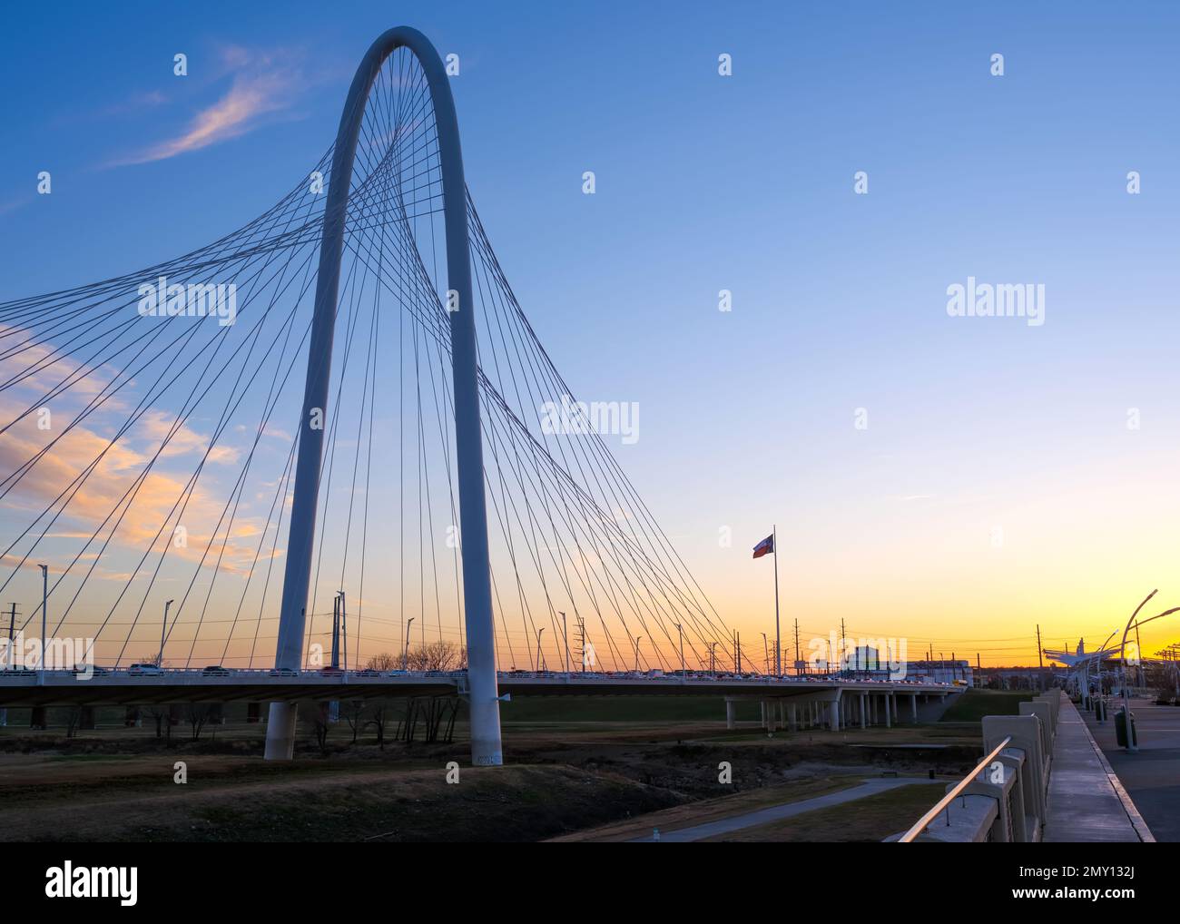 Sunset on margaret bridge hi-res stock photography and images - Alamy