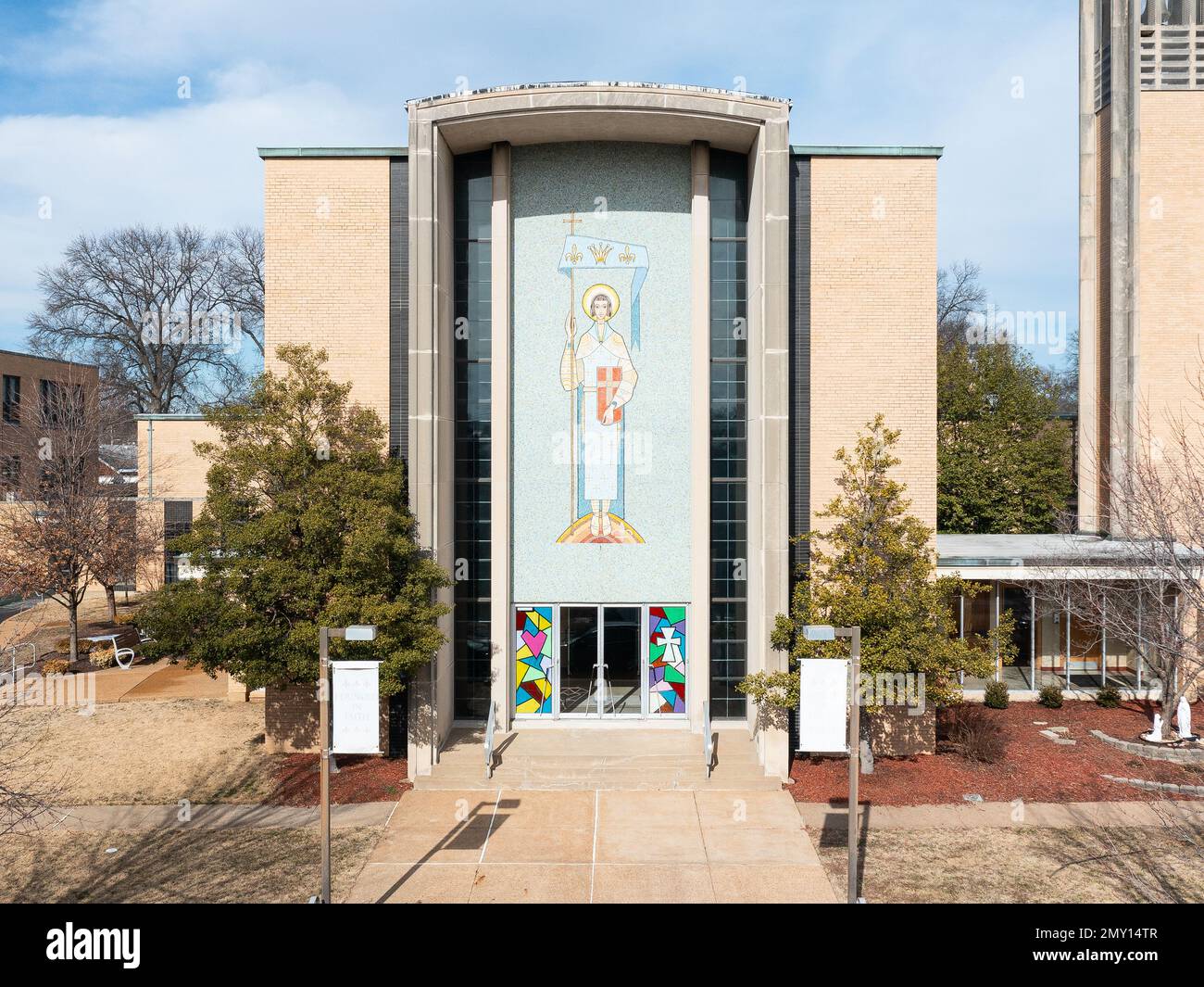 St. Joan of Arc Catholic Church Stock Photo Alamy