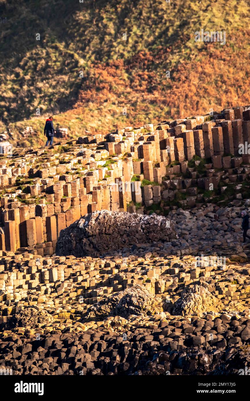 The Giant's Causeway by Bushmills in Northern Ireland, United Kingdom ...