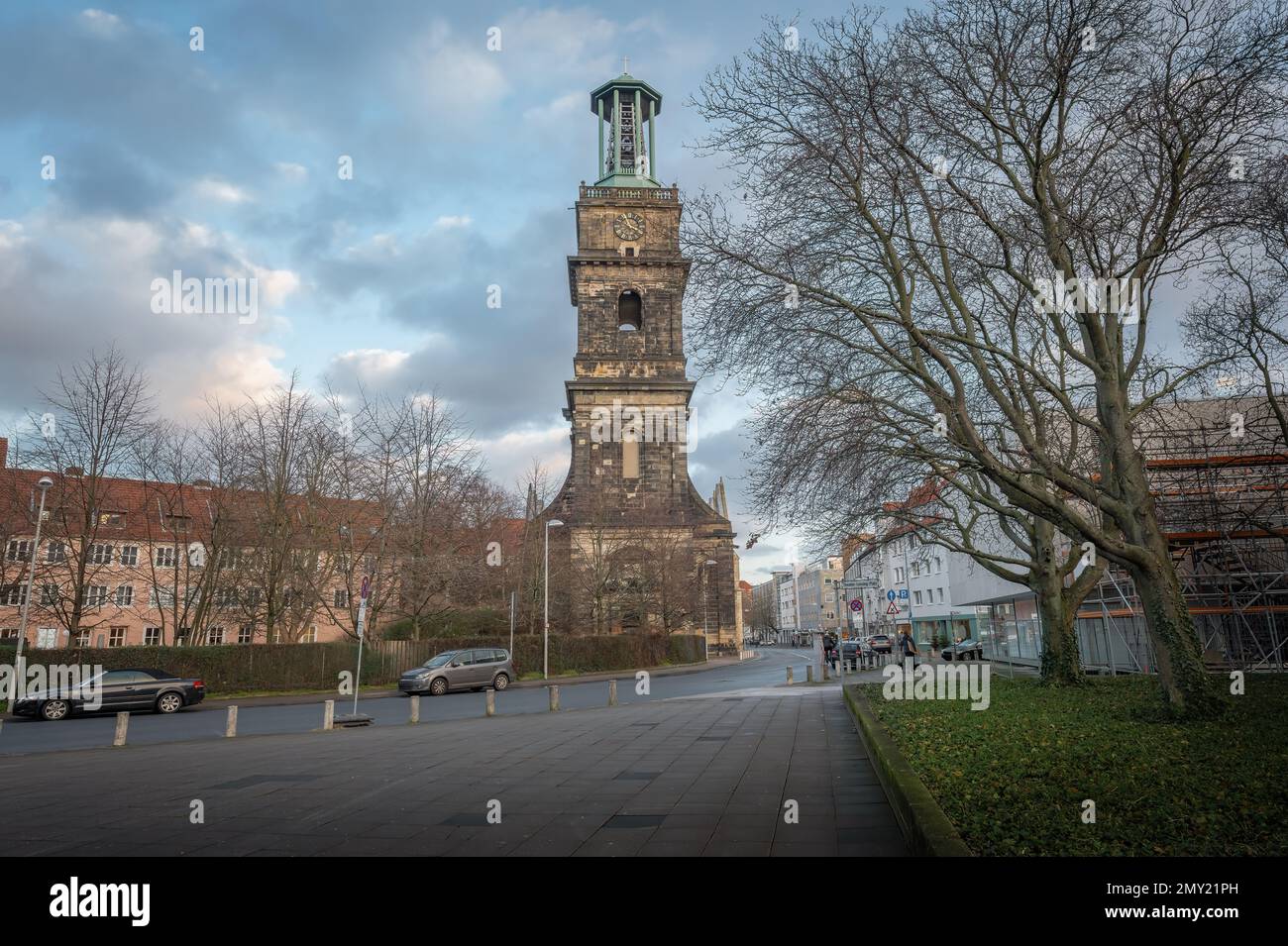 Aegidien Church (Aegidienkirche) war memorial - Hanover, Lower Saxony, Germany Stock Photo