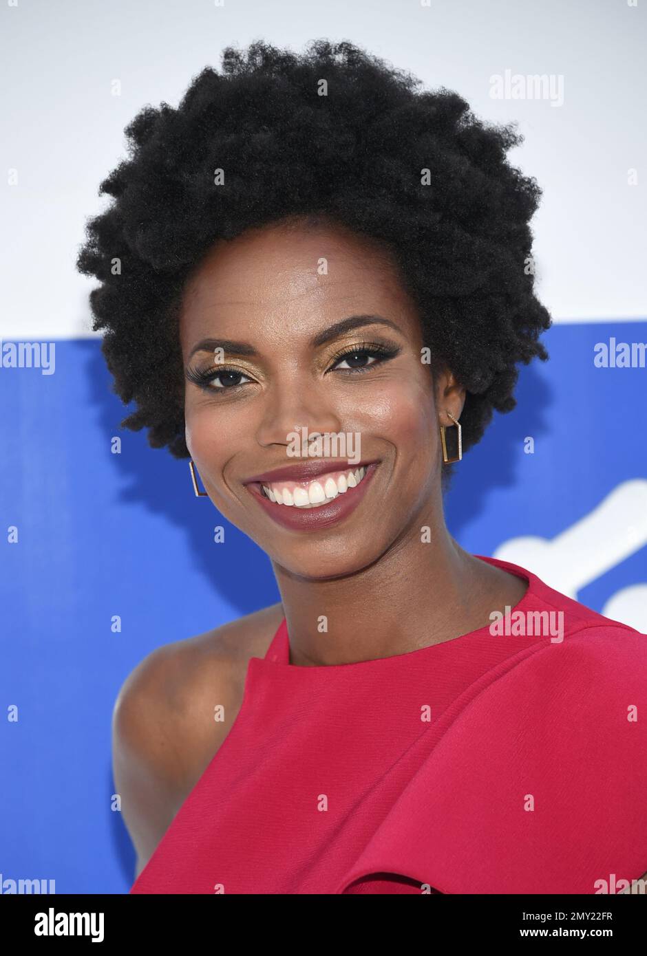 Sasheer Zamata arrives at the MTV Video Music Awards at Madison Square ...