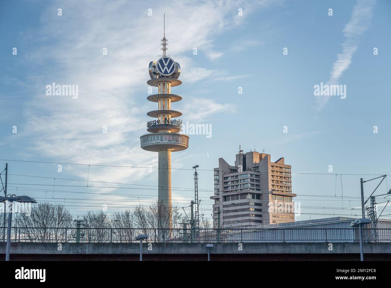 VW-Tower - Hanover, Lower Saxony, Germany Stock Photo