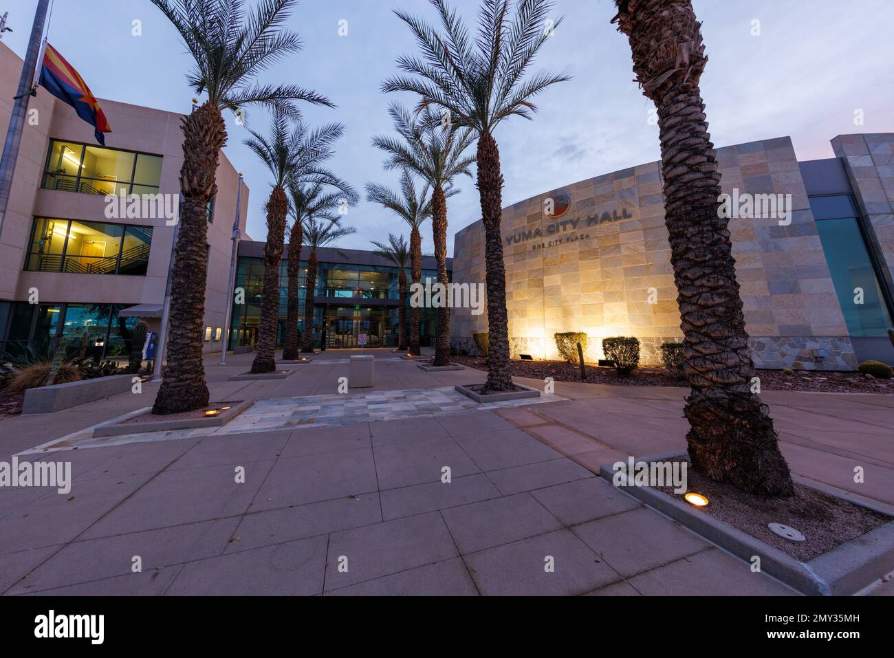 Yuma City Hall Stock Photo