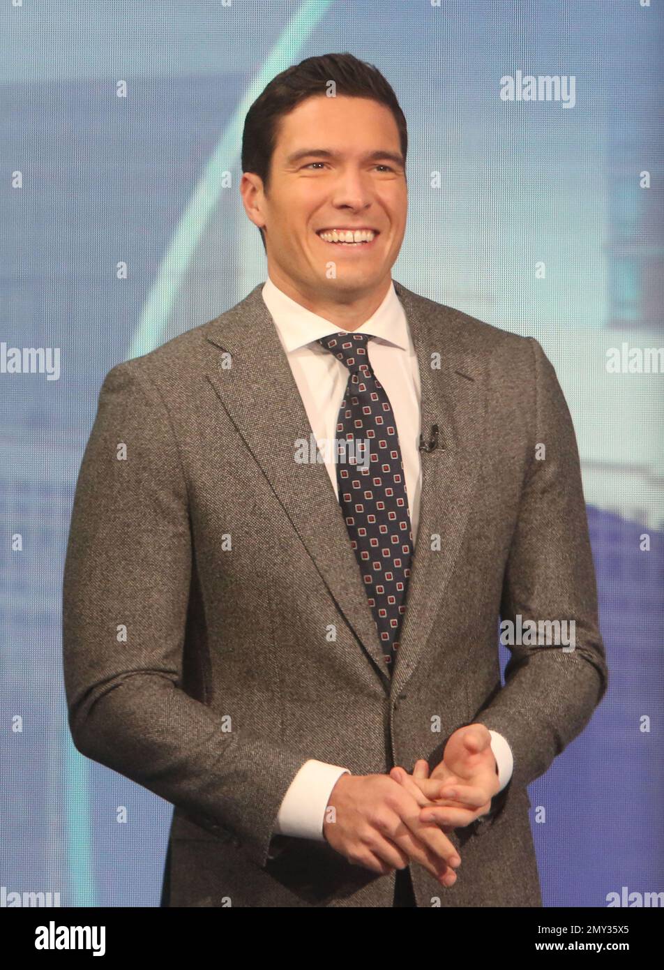 ‘Good Morning America’ cast seen on set. PICTURED WIll Reeve