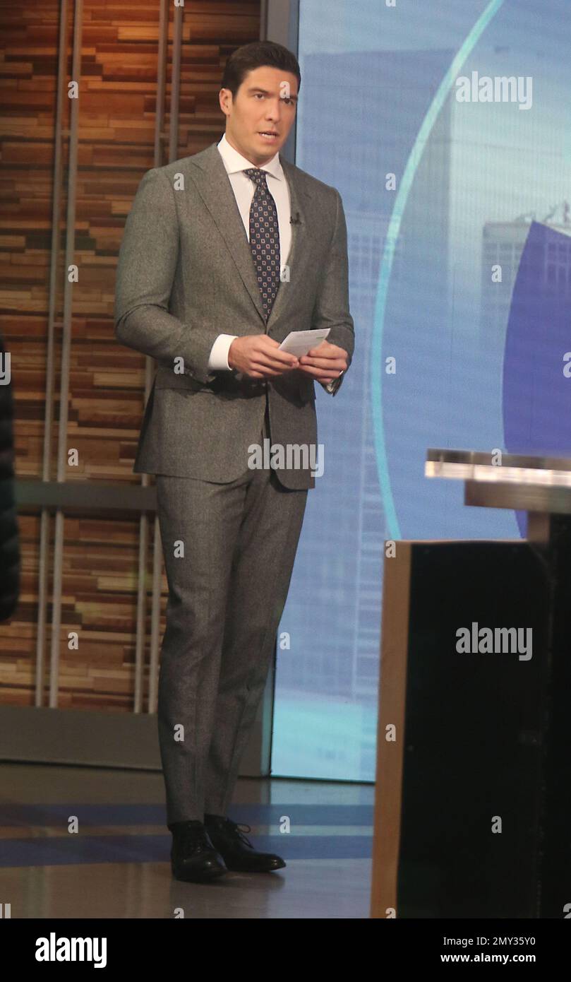 ‘Good Morning America’ cast seen on set. PICTURED WIll Reeve