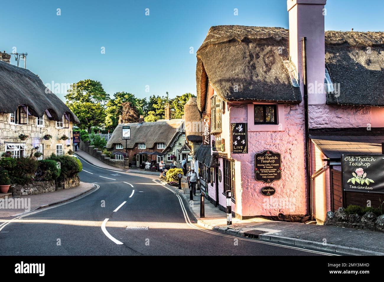 Shanklin is a traditional seaside town located on the south-east coast of the Isle of Wight. Young or old Shanklin has plenty to offer, with long sand Stock Photo