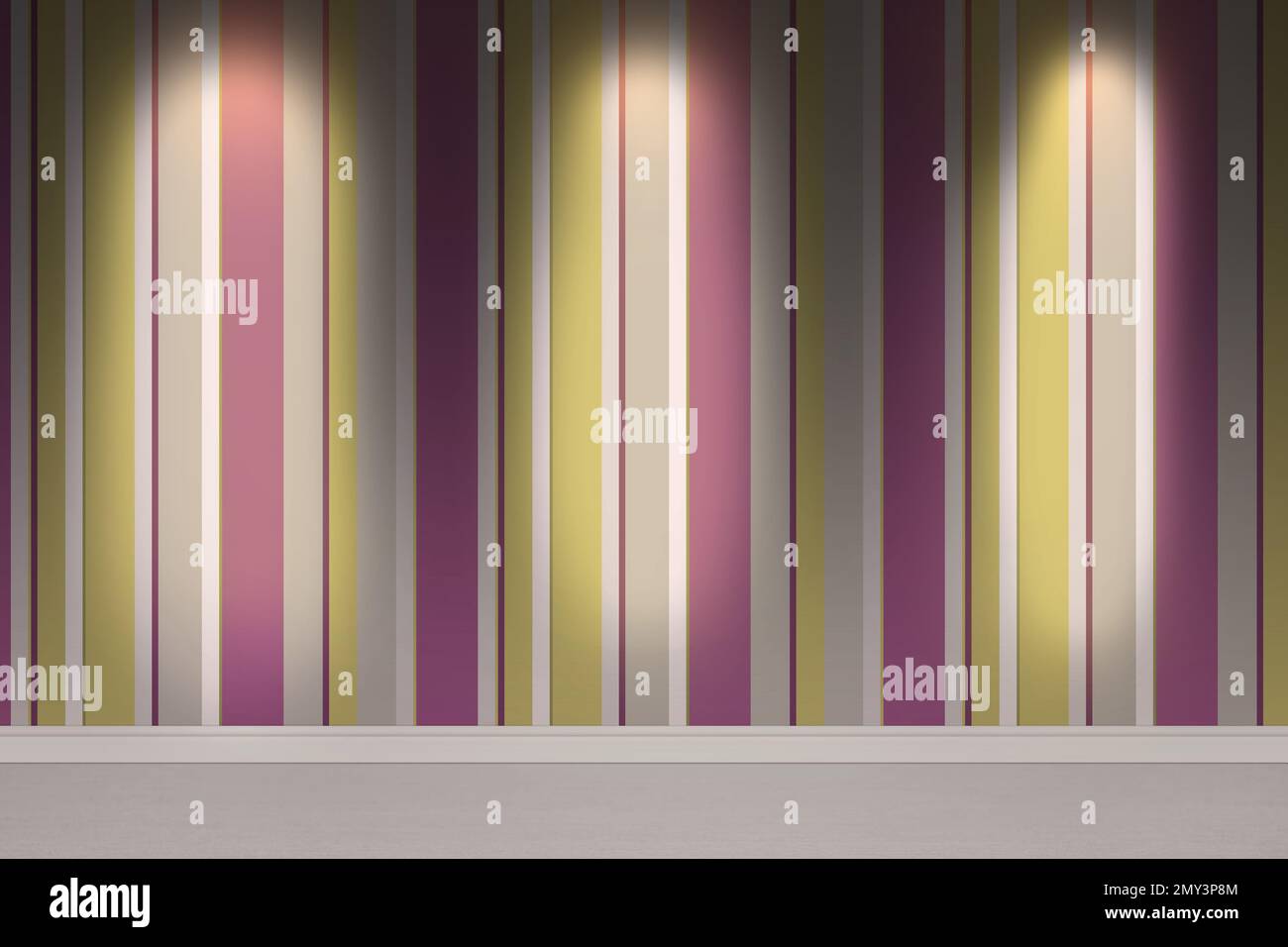 Striped wallpaper room hi-res stock photography and images - Alamy