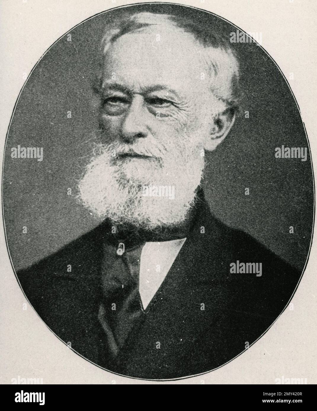German steel manufacturer and inventor Alfred Krupp, Germany 1840s