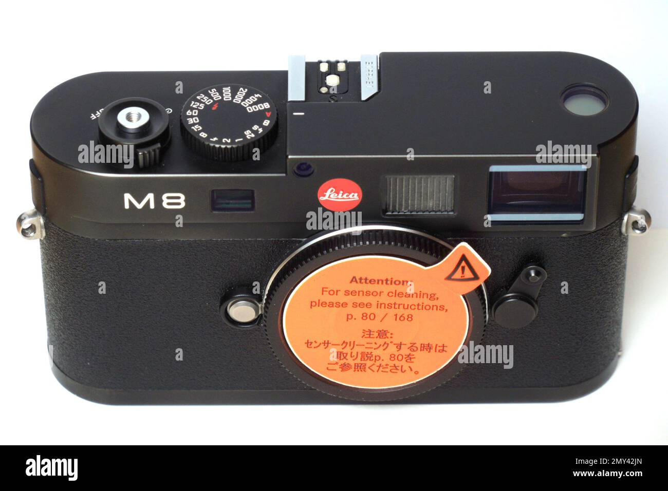 LEICA M8 - FIRST DIGITAL RANGEFINDER MADE BY LEICA WITH A 10,3 MPIX KODAK CCD  LAUNCHED IN 2006 - LEICA CAMERA - LEICA M © photography F.BEAUMONT Stock Photo
