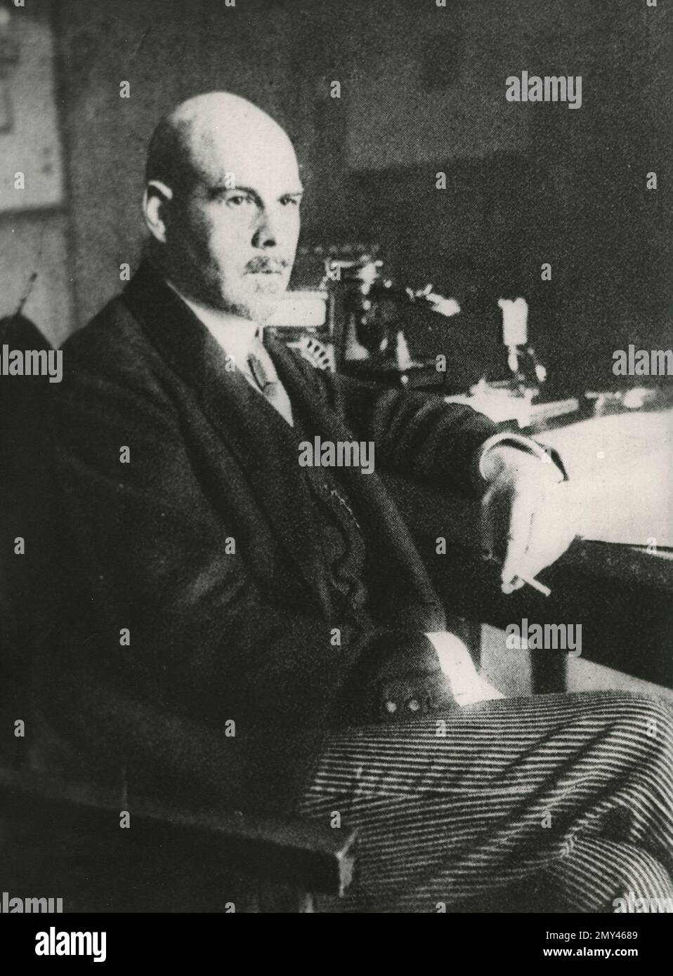 Portrait of German politician and Minister of Foreign Affaires Walter Rathenau, 1920 Stock Photo