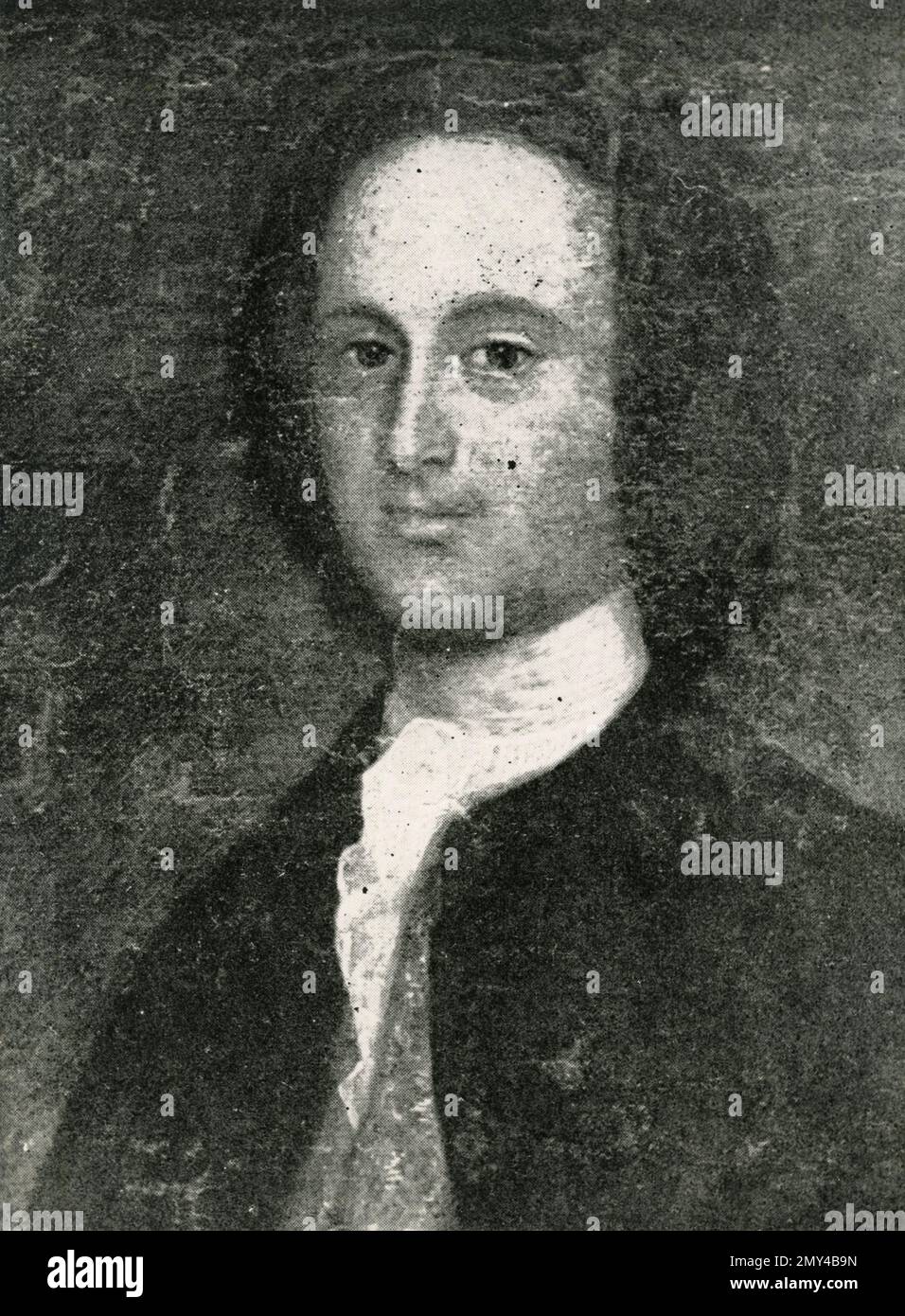 Portrait of Juan Vincente Bolivar, father of Venezuelan military and political leader Simon Bolivar, 1700s Stock Photo