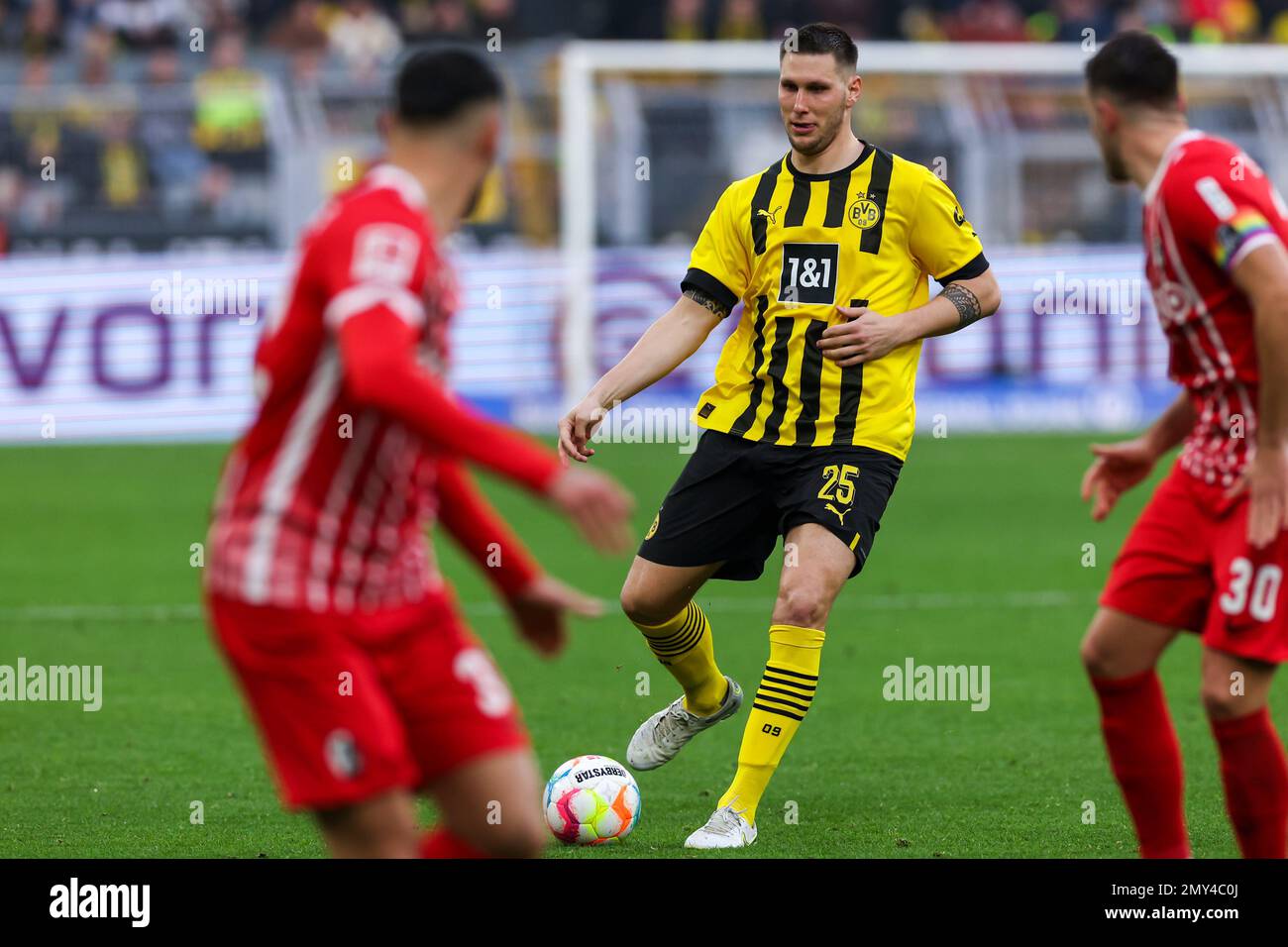 DORTMUND, GERMANY FEBRUARY 4 Niklas Sule of Borussia Dortmund during