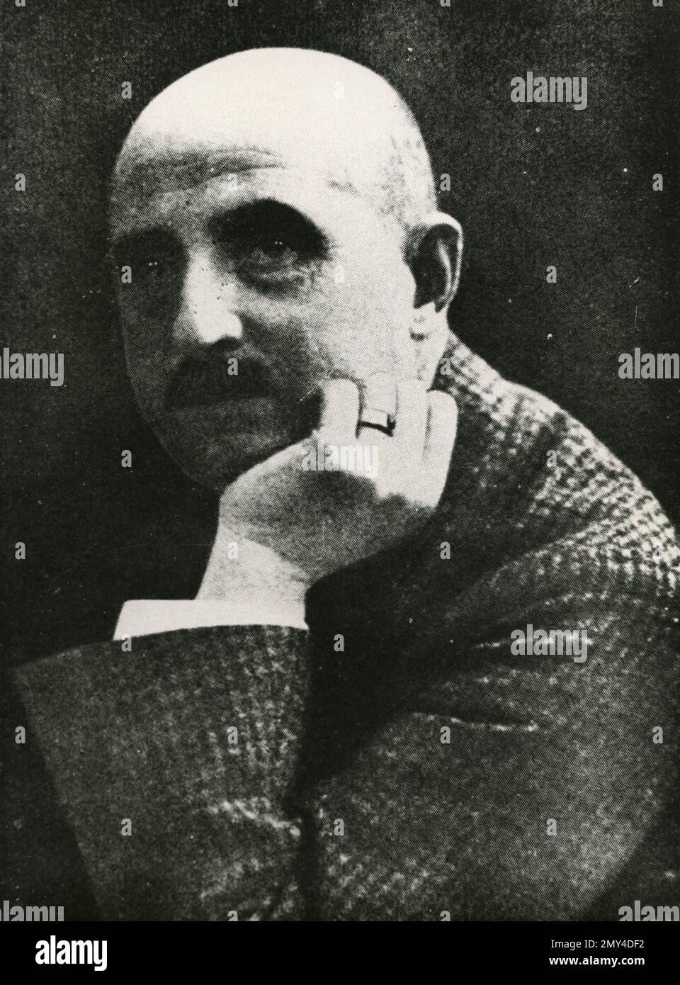 Portrait of Italian novelist, essayist, journalist and nationalist