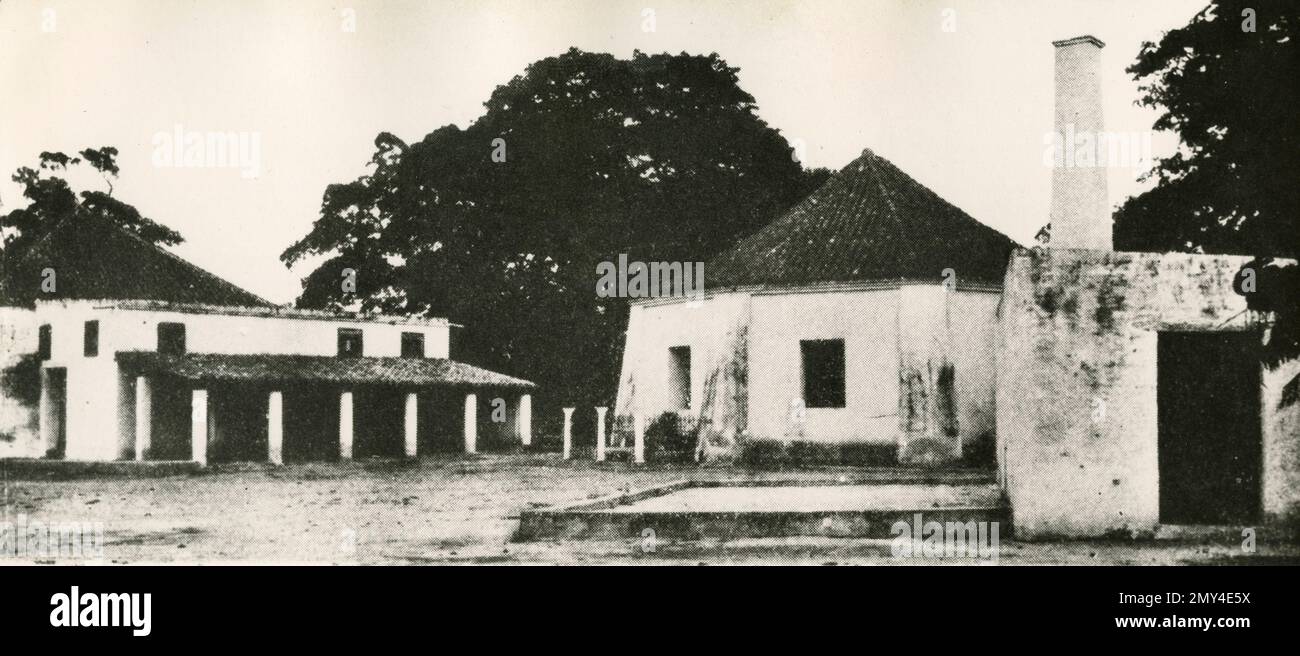 La Quinta de San Pedro Alejandrino, death place of Simon Bolivar, Colombia 1930s Stock Photo