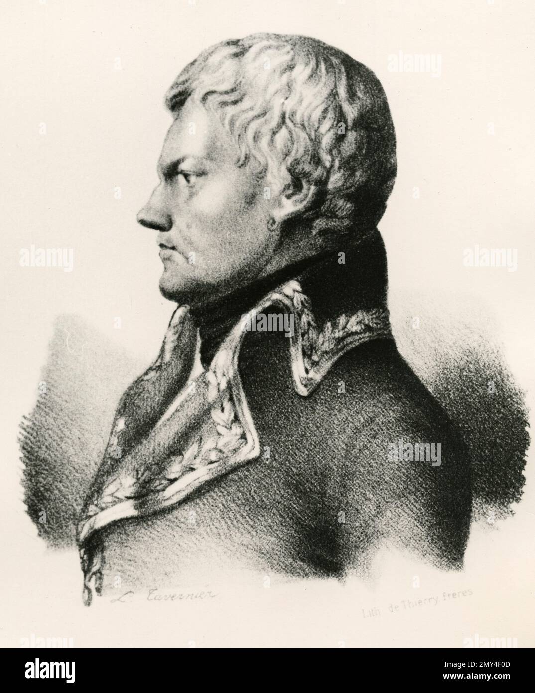 Portrait of Venezuelan military leader and revolutionary Francisco de Miranda, 1790s Stock Photo