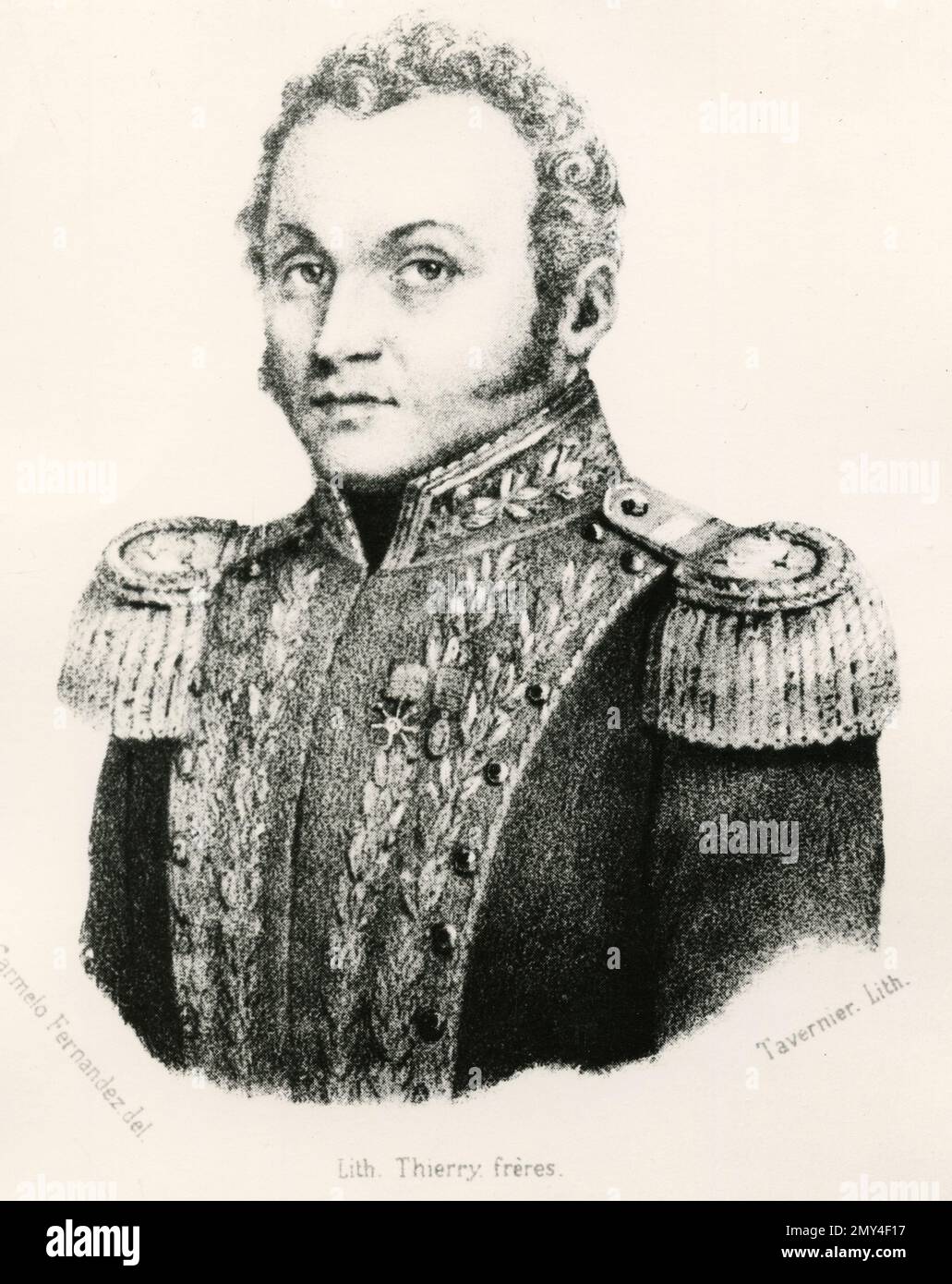 Venezuelan leader General José Antonio Paez Herrera, who fought against